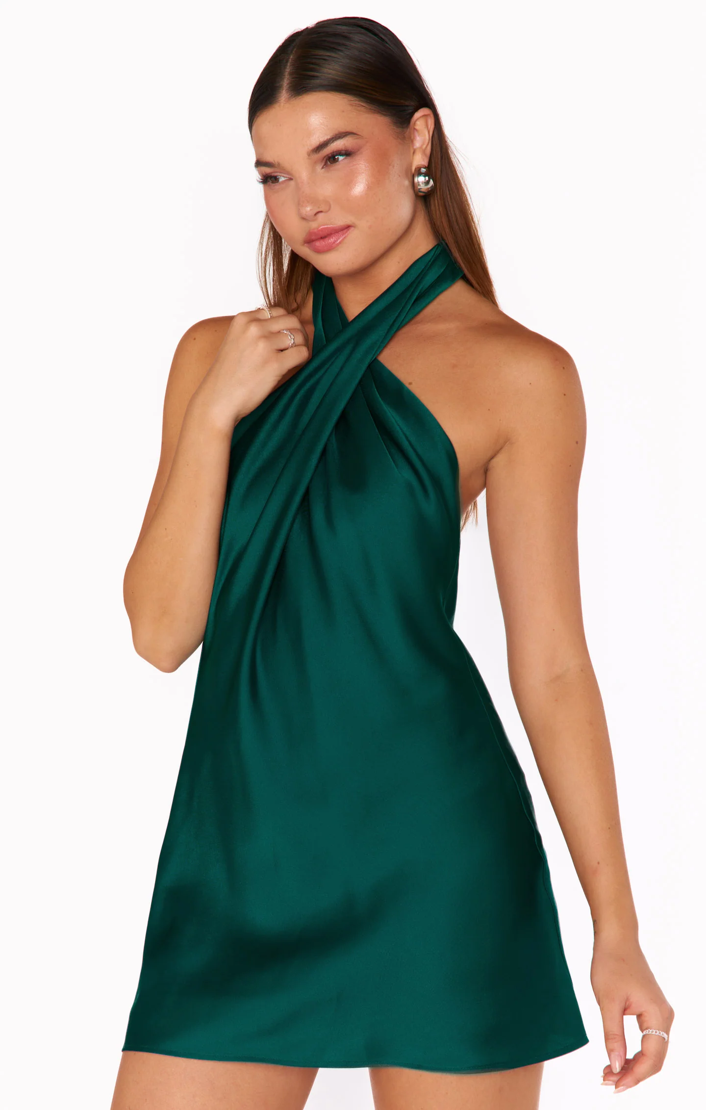 Jasmine Halter Mini Dress