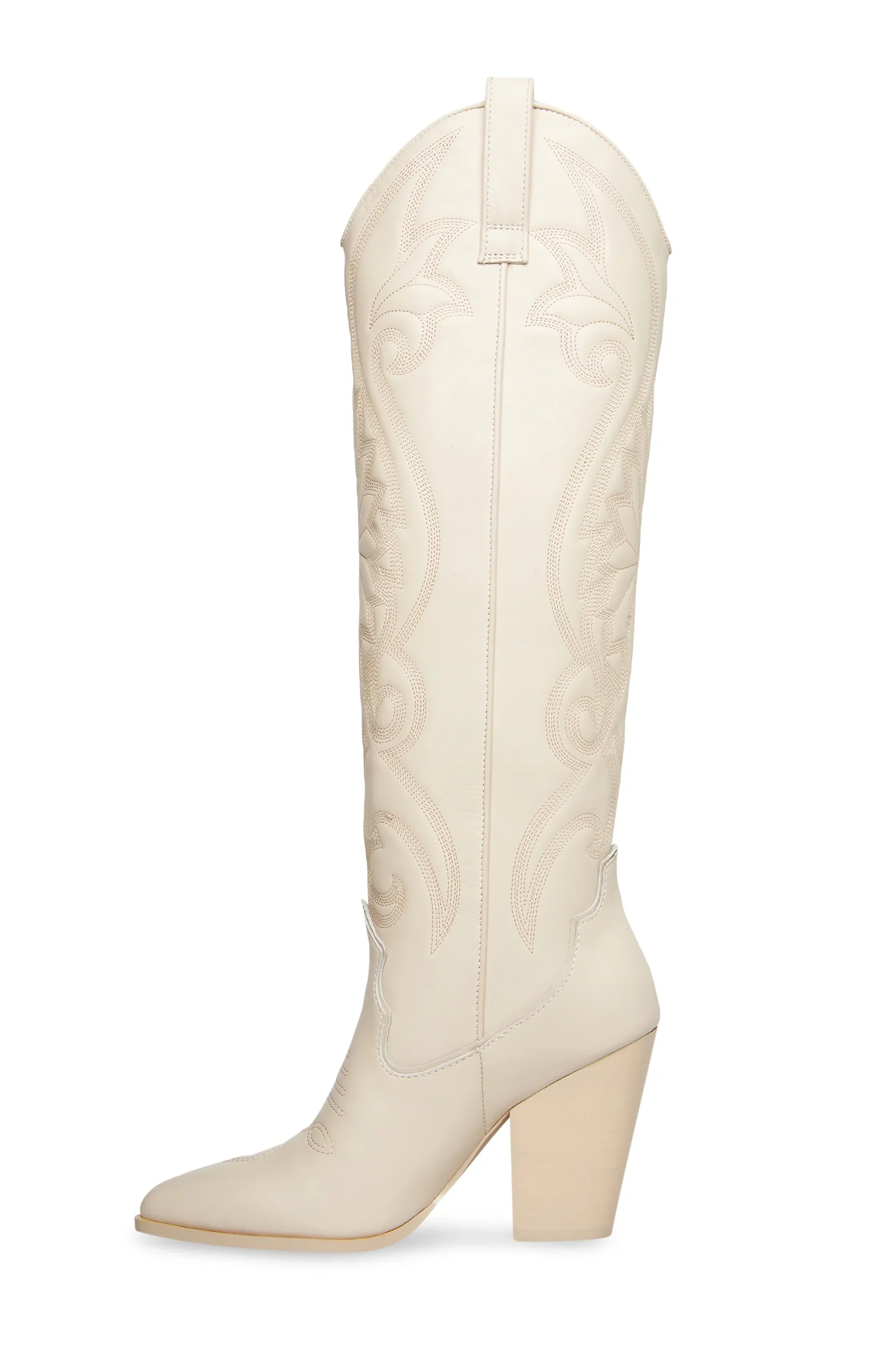 Steve Madden Lasso Western Boot ~ Bone