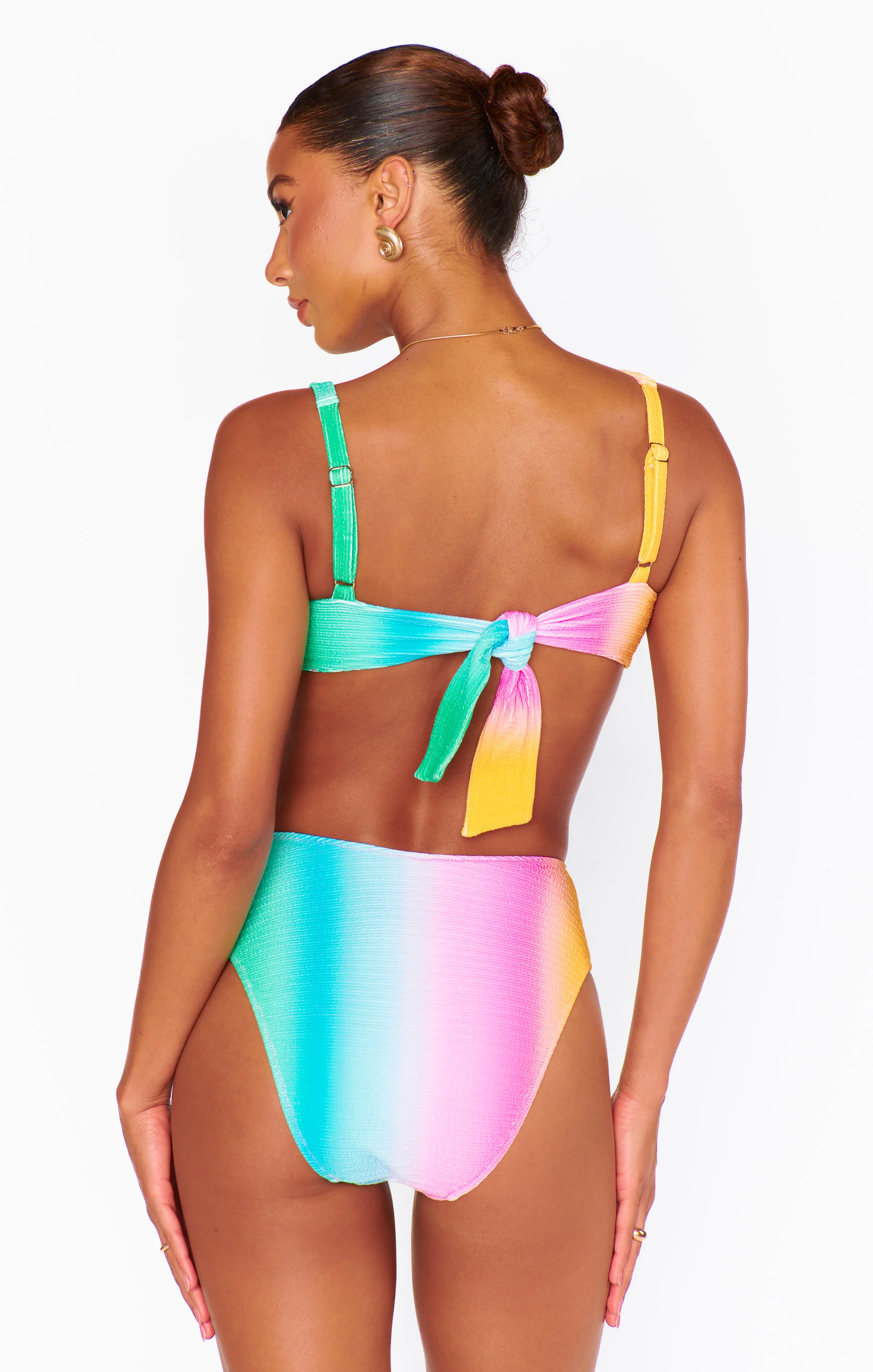 Sunset Bottom ~ Gradient Outline Scrunch