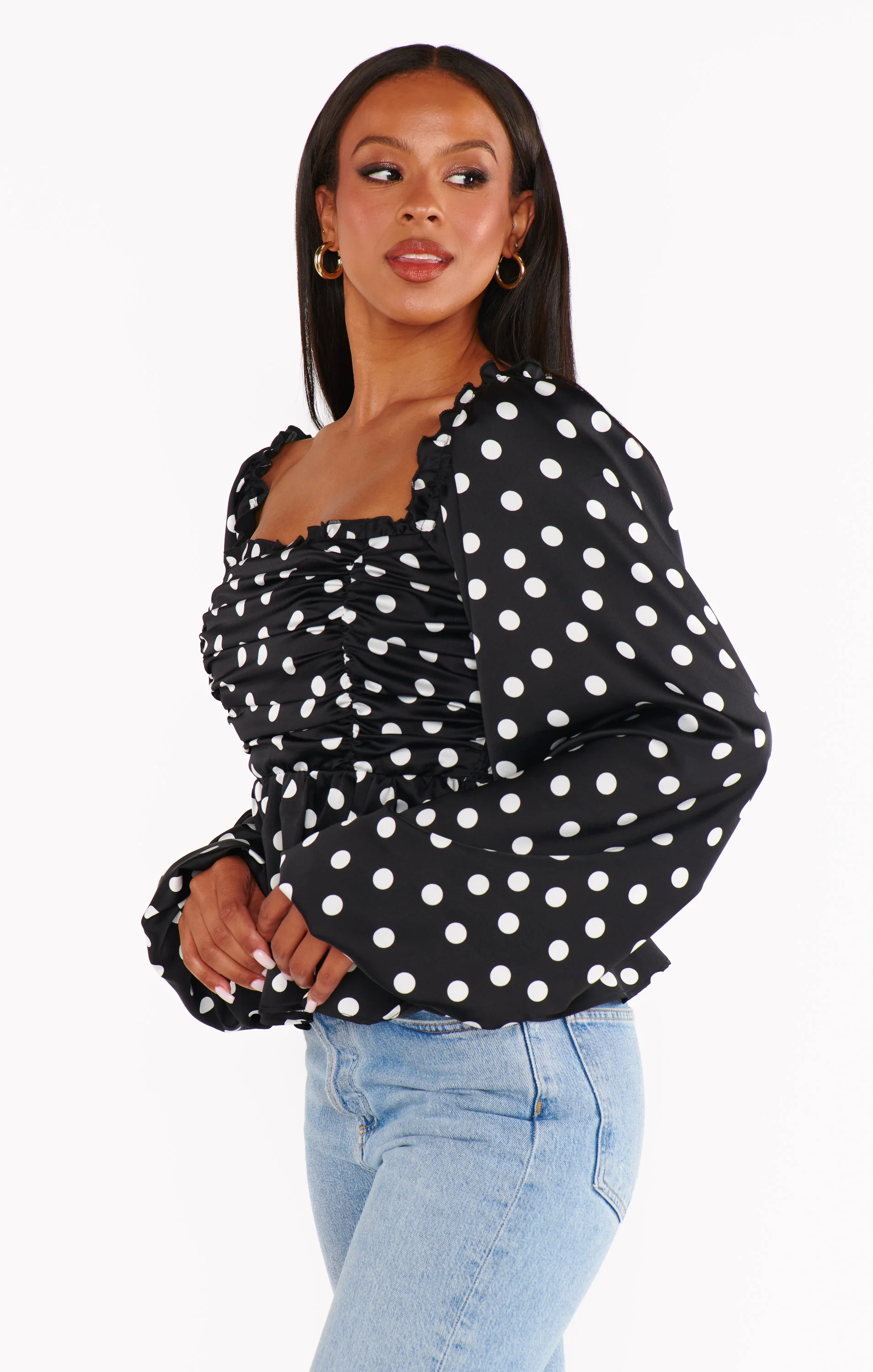 Atiana Top ~ Polka Dot
