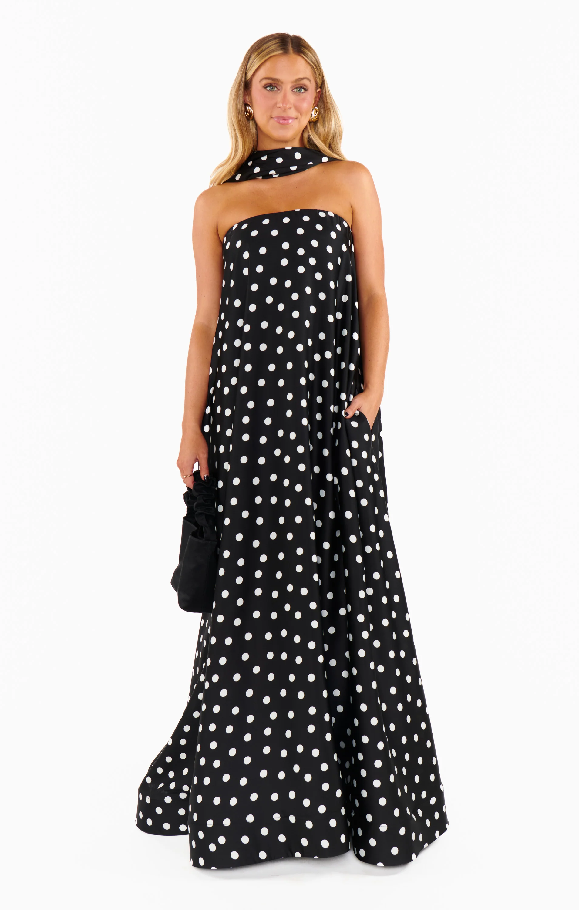 Tinsley Tube Dress ~ Polka Dot