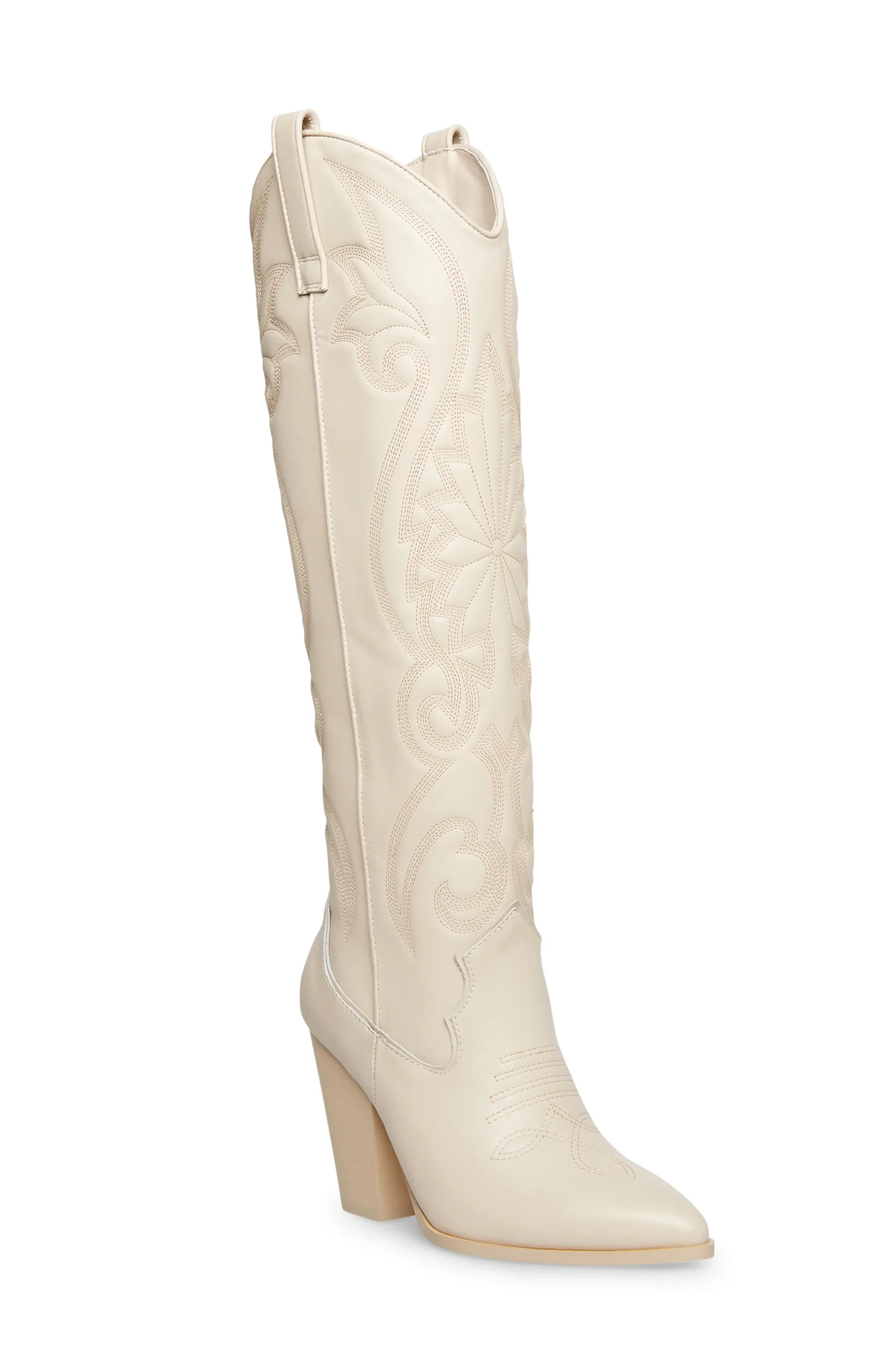 Steve Madden Lasso Western Boot ~ Bone