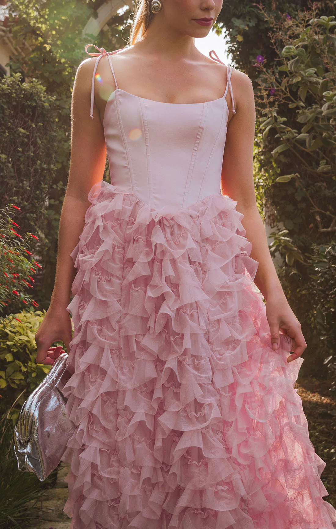 Francesca Maxi Dress ~ Ballet Slipper Ruffle Tulle