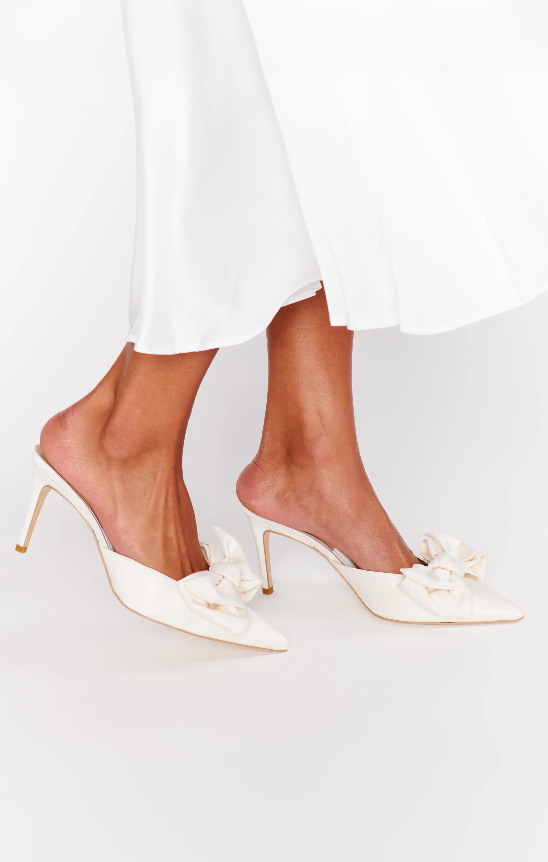 Dolce Vita Kayli Heel ~ White Satin