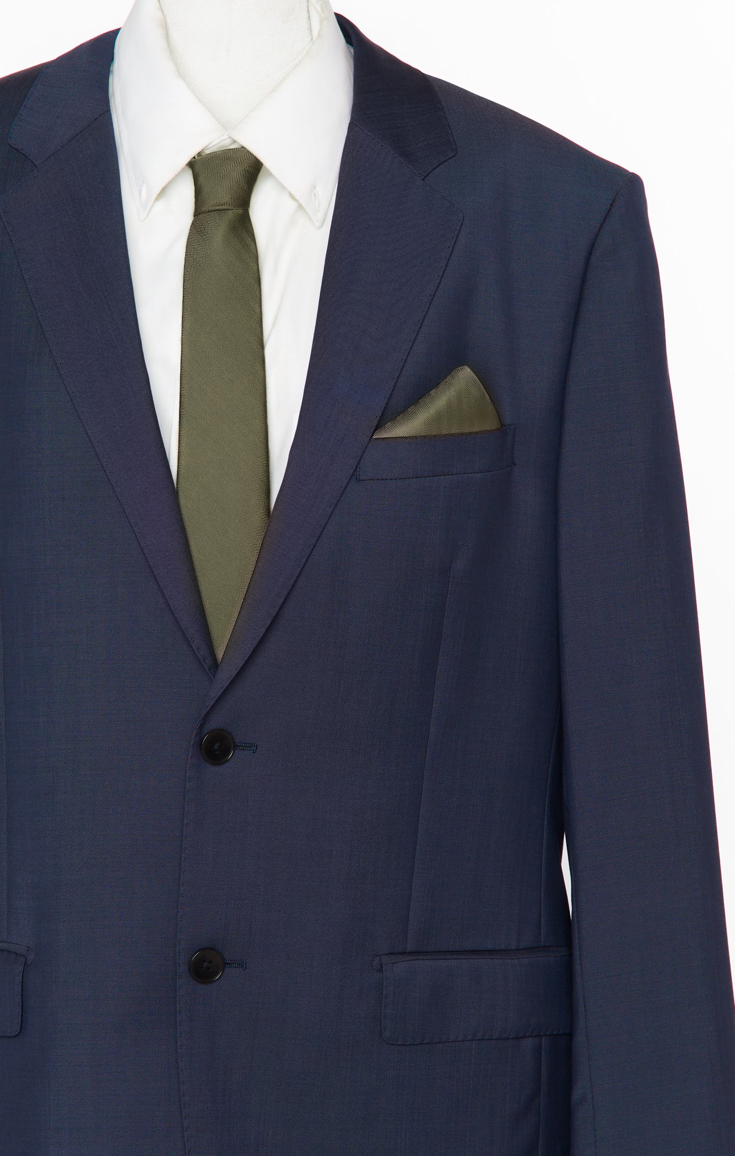 Nico Neck Tie ~ Rich Olive Solid