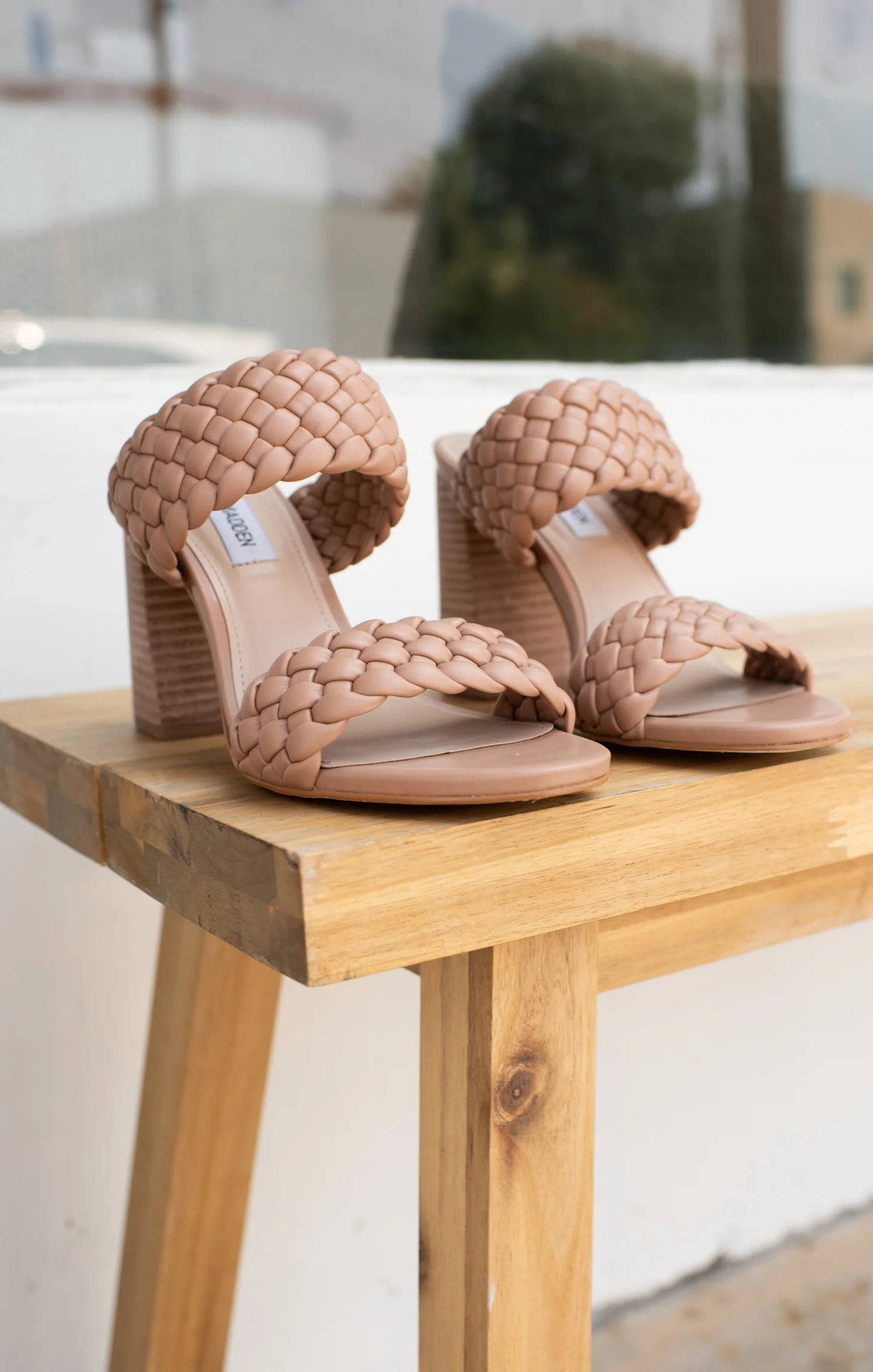 Tielo Block Heels ~ Tan