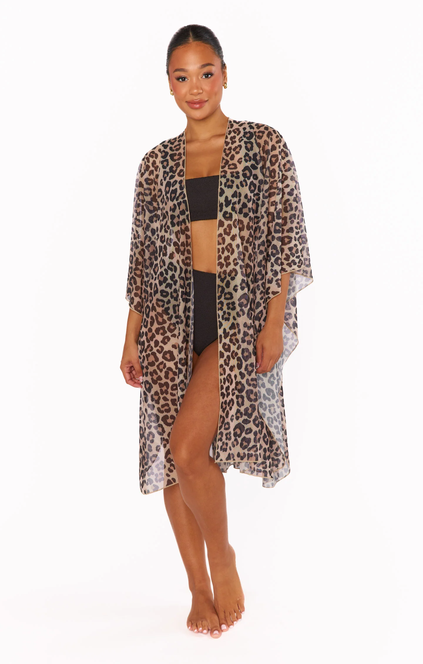 Universal Sarong ~ Cheetah Mesh