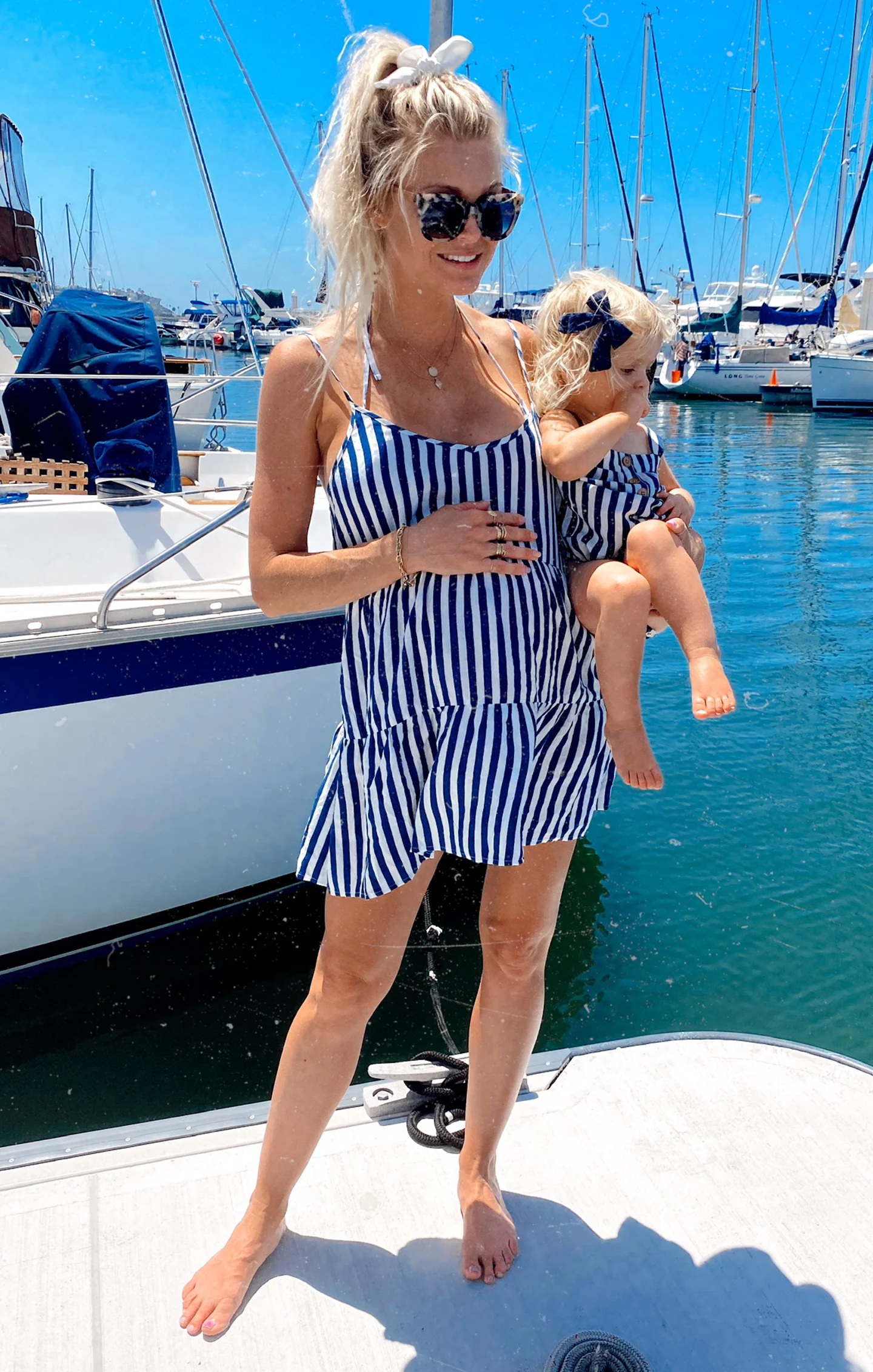 Nash Onesie ~ Ocean Stripe