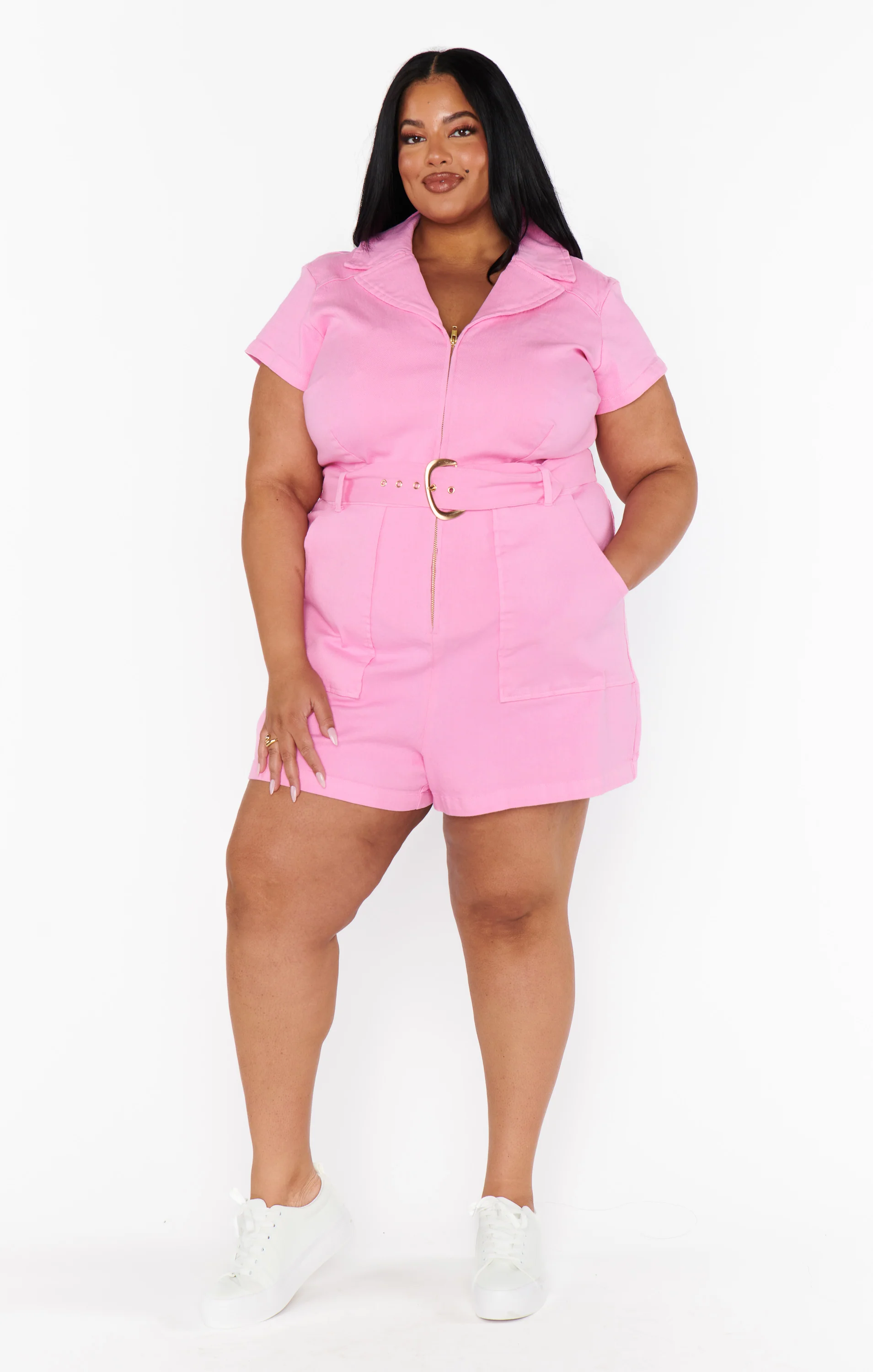 Bubblegum Romper ~ Denim