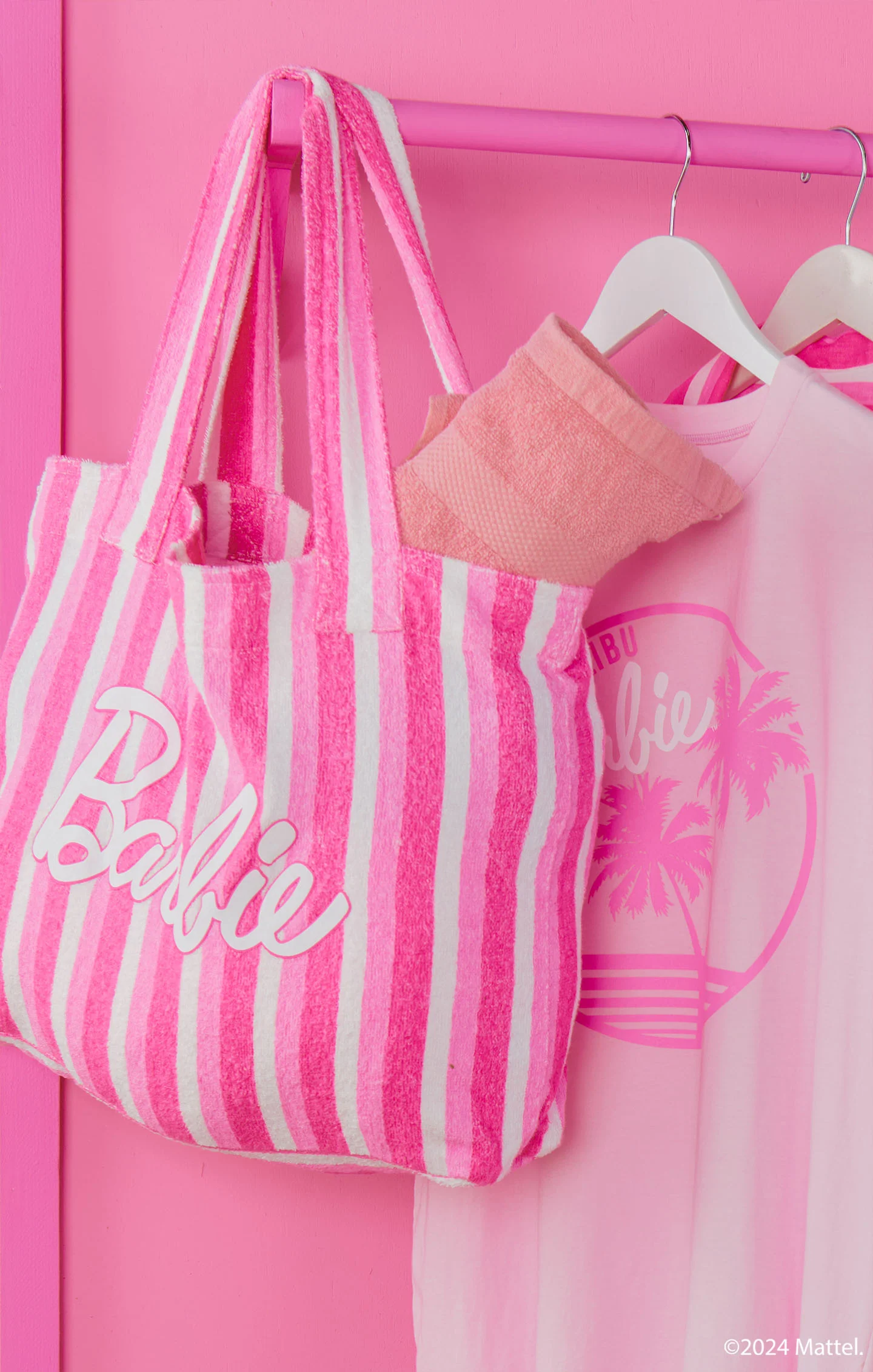 Barbie™ Tote ~ DreamHouse™ Stripe Terry