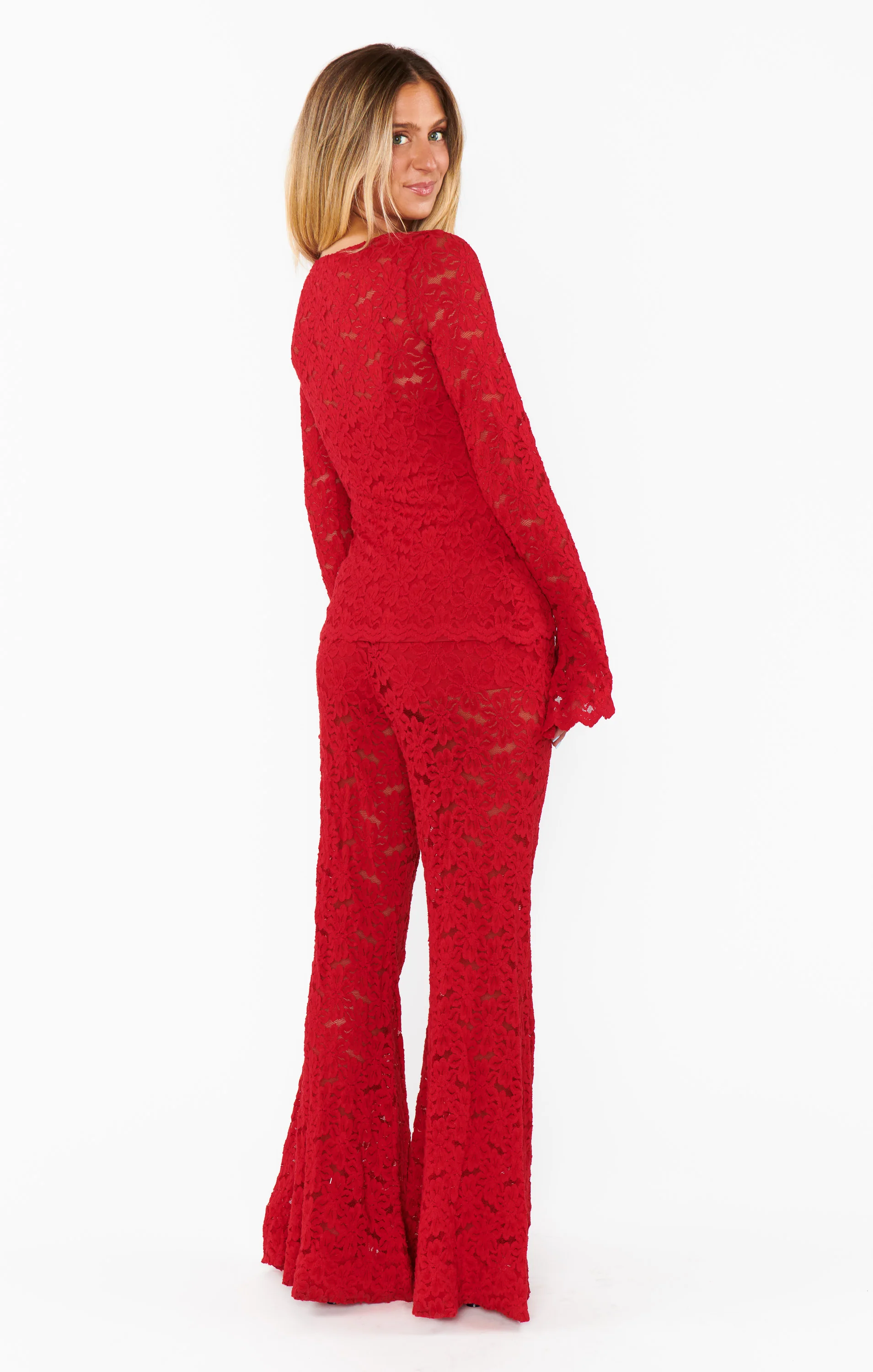 Bowie Bells ~ Radiant Red Lace