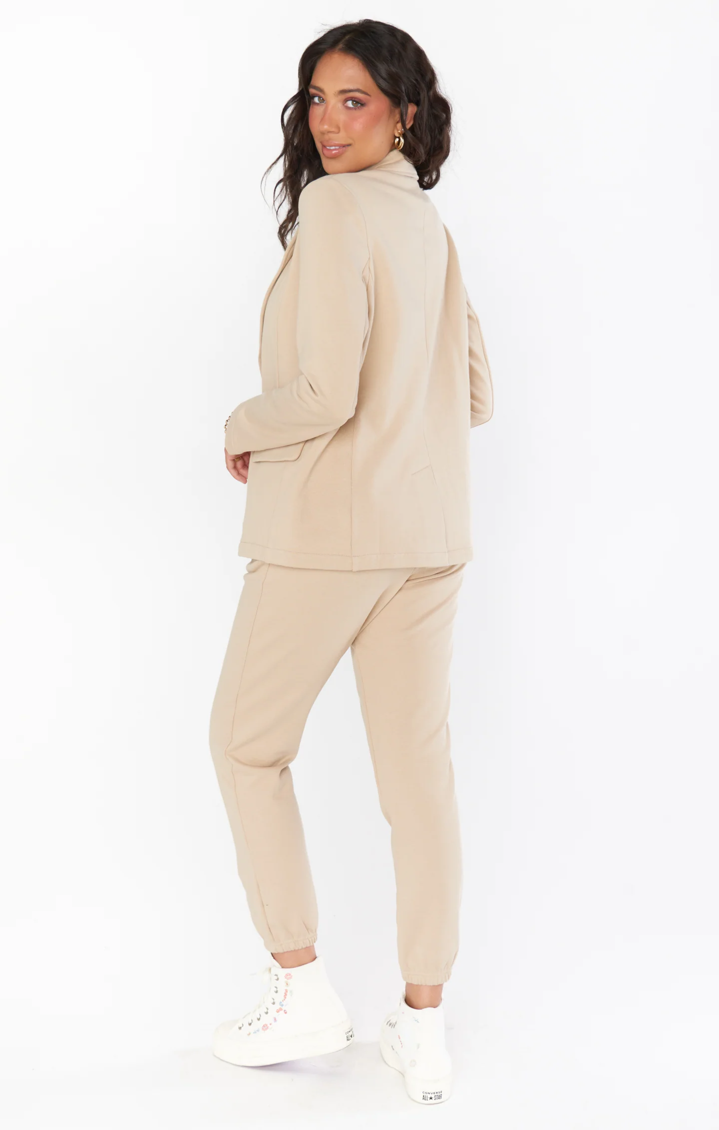 Relaxation Blazer ~ Beige Knit