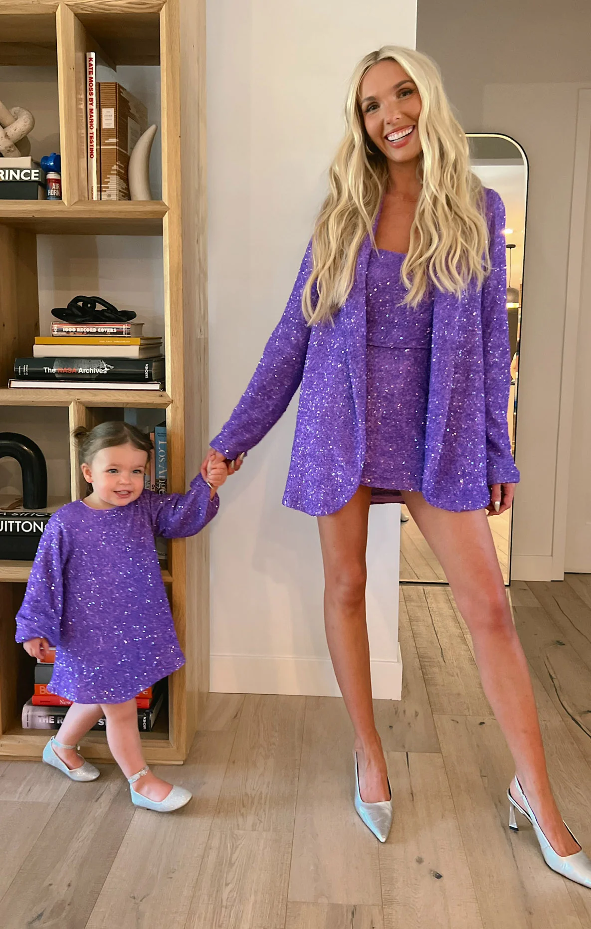 Magic Sparkle Gown ~ Purple Glitter