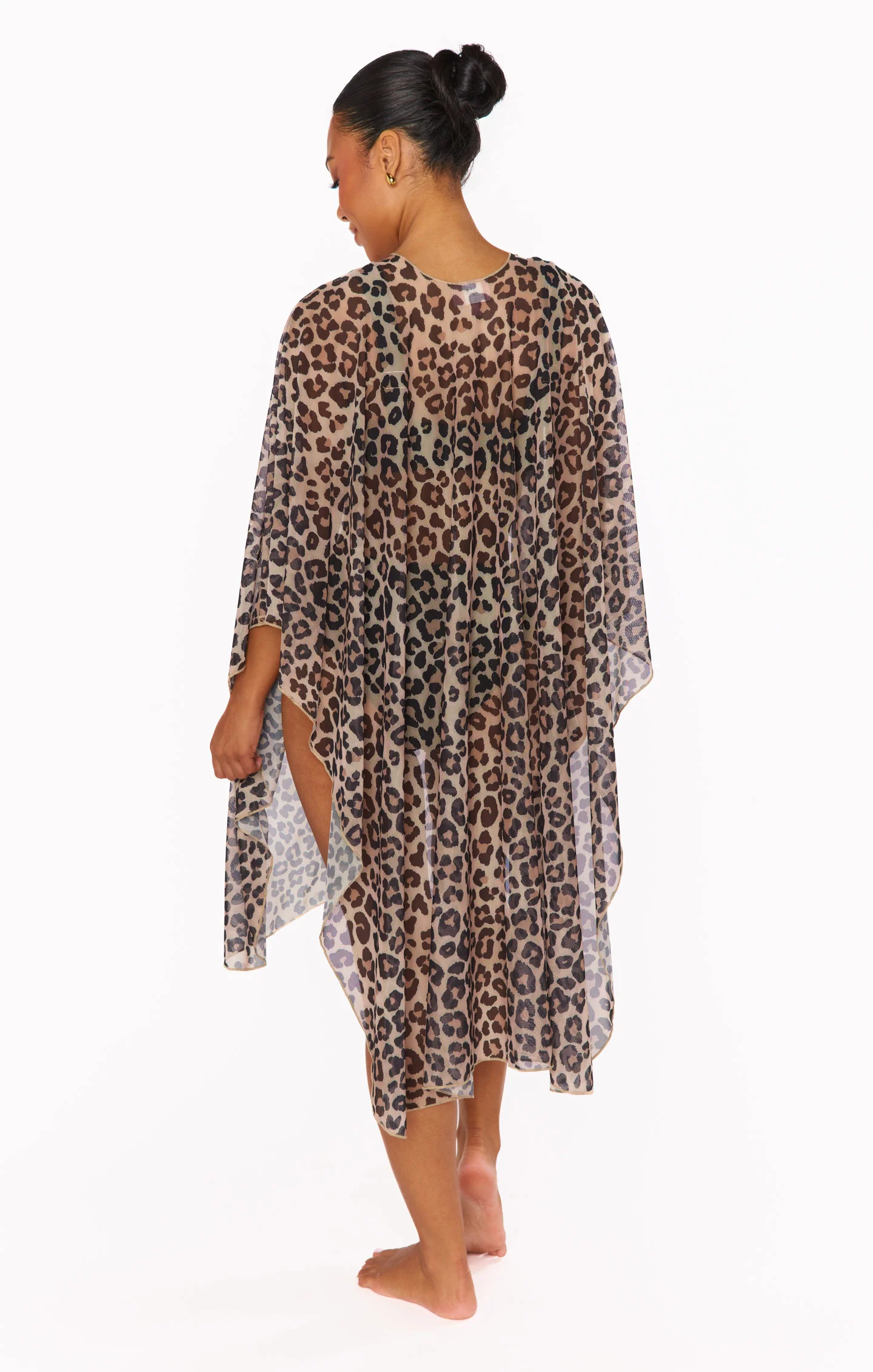 Universal Sarong ~ Cheetah Mesh