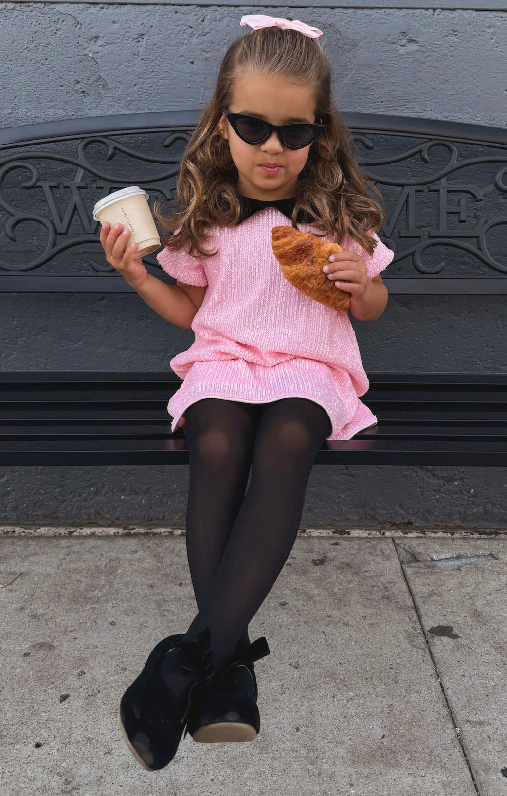 Sweet Sparkle Dress ~ Pink Sequins