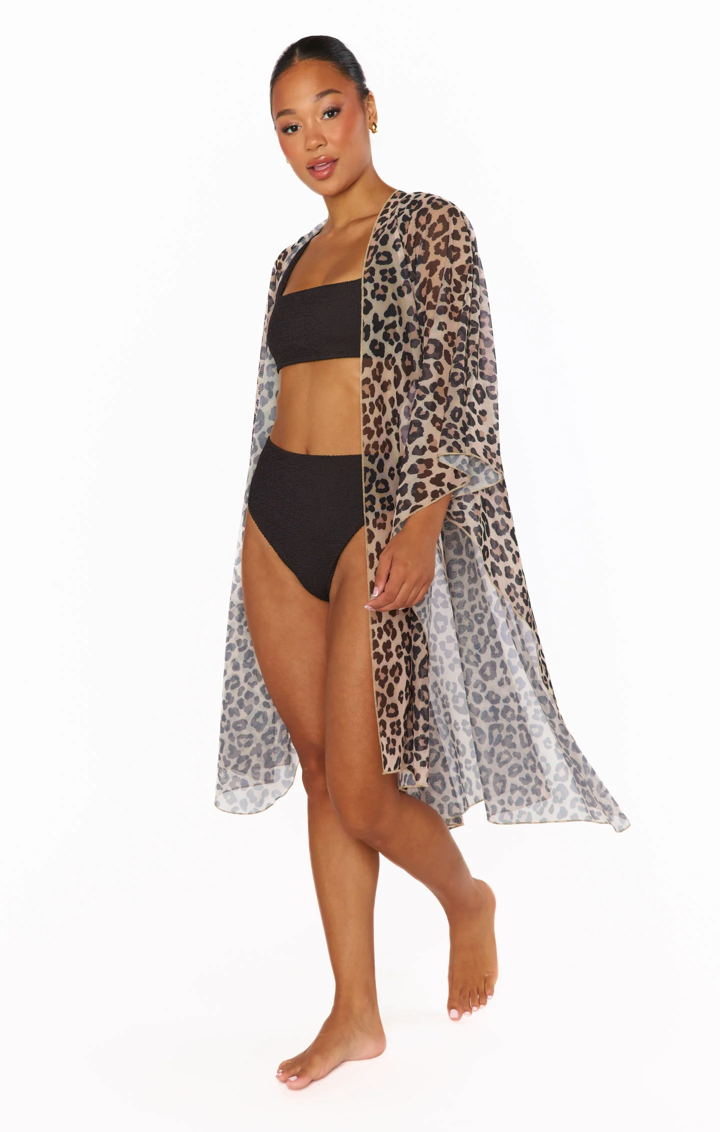 Universal Sarong ~ Cheetah Mesh