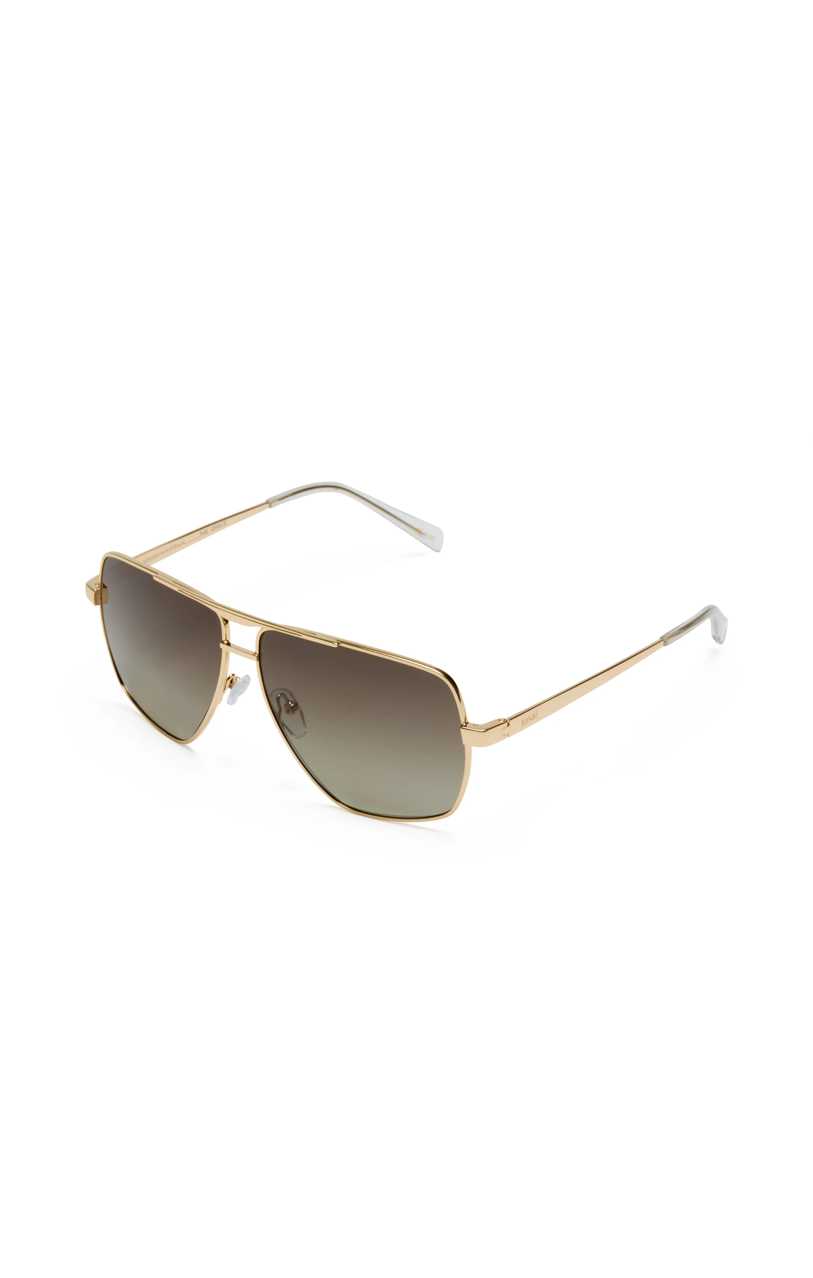 Banbé Eyewear The Grace Sunglasses ~ Light Gold-Taupe Fade