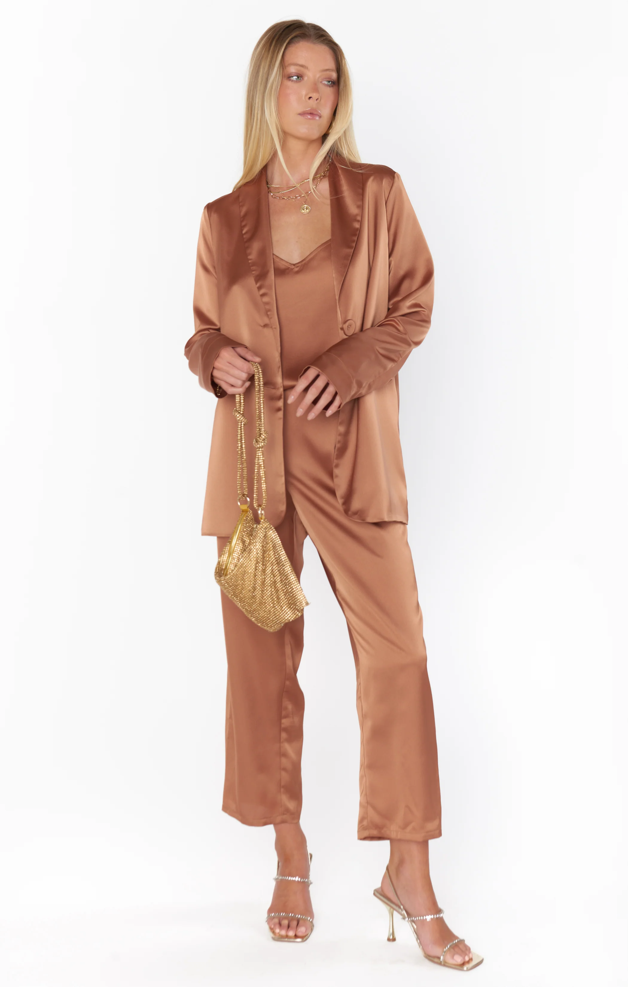 Felix Blazer ~ Copper Satin