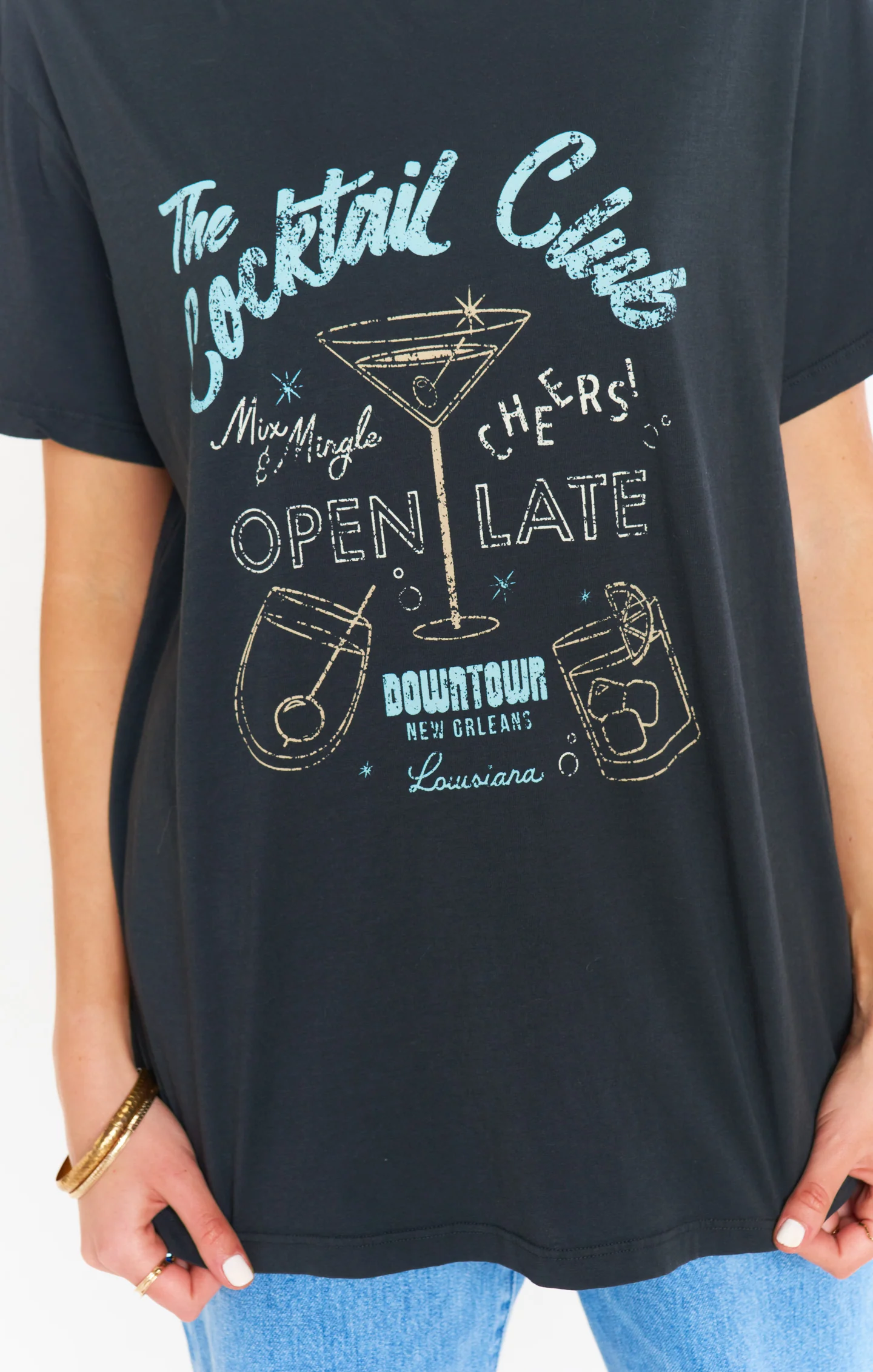 Travis Tee ~ Cocktail Club Graphic