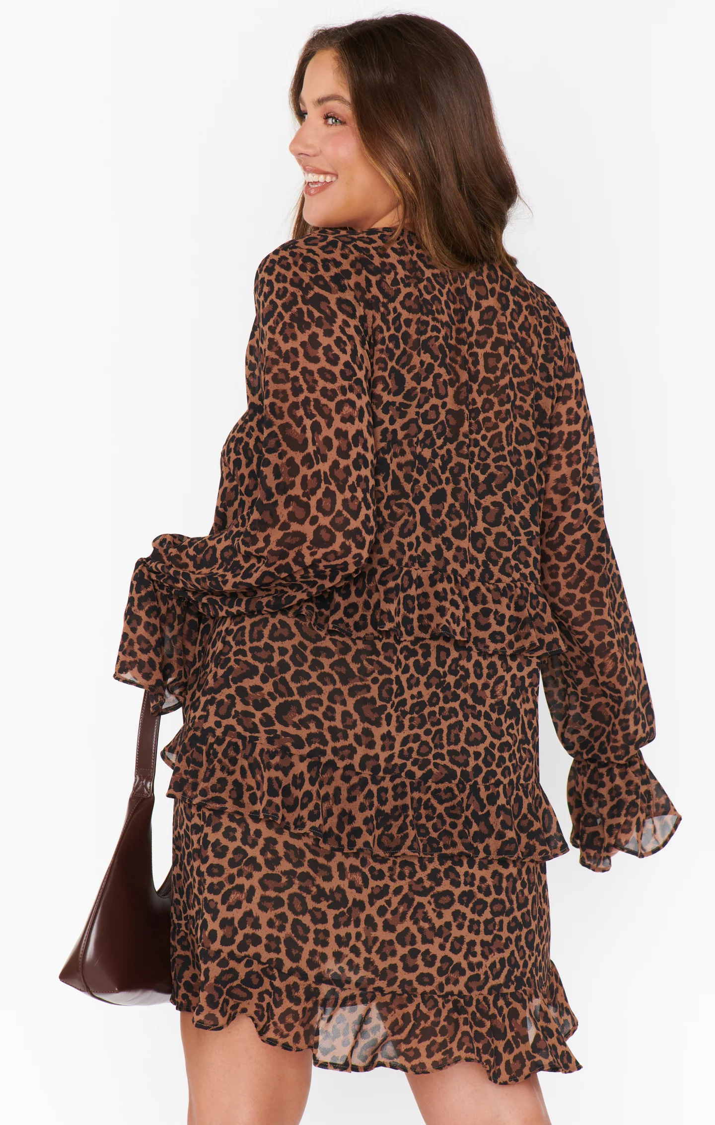 Fleetwood Mini Dress ~ Leopard Latte