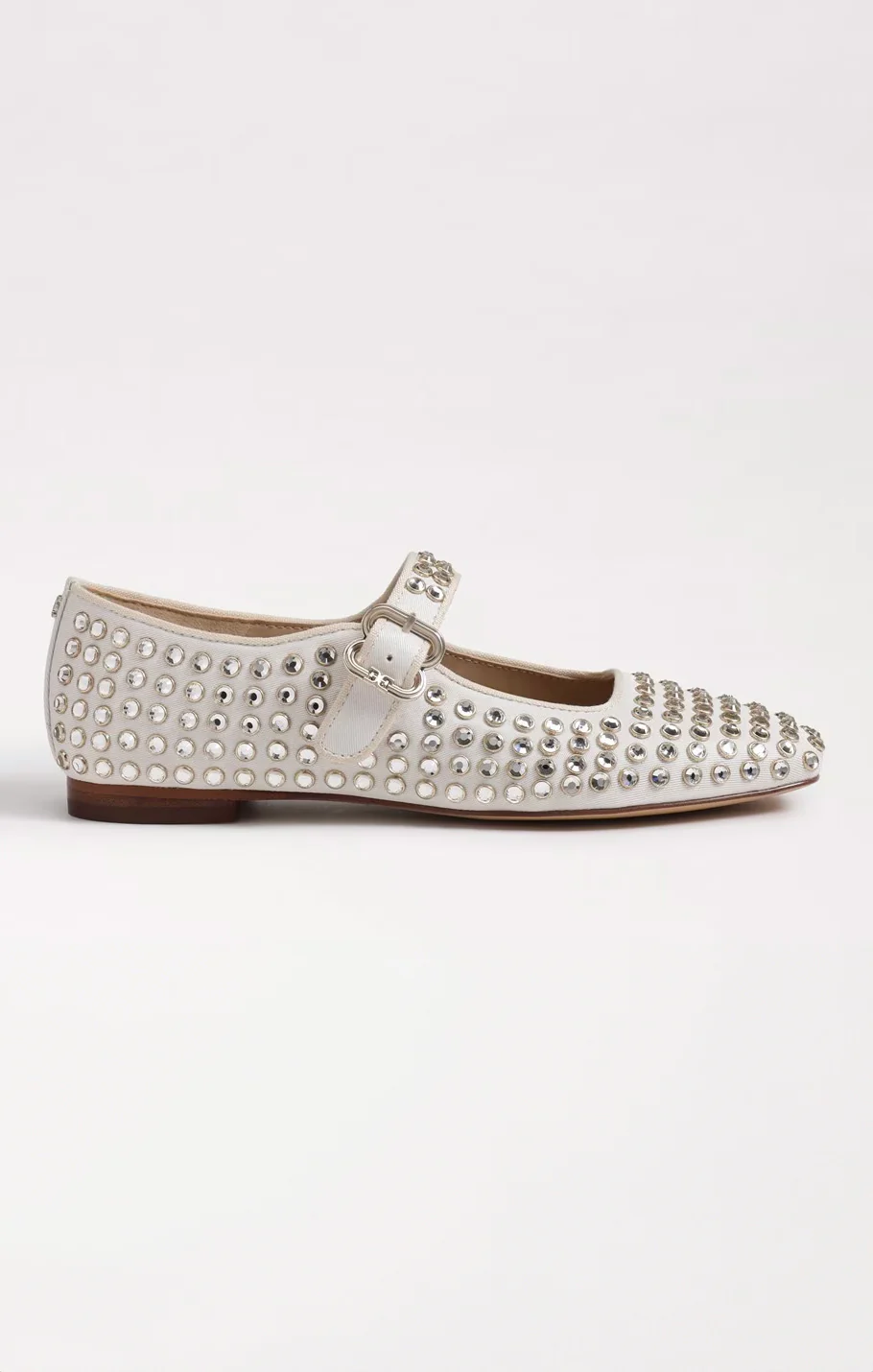 Sam Edelman Michaela Gem Ballet Flat ~ White