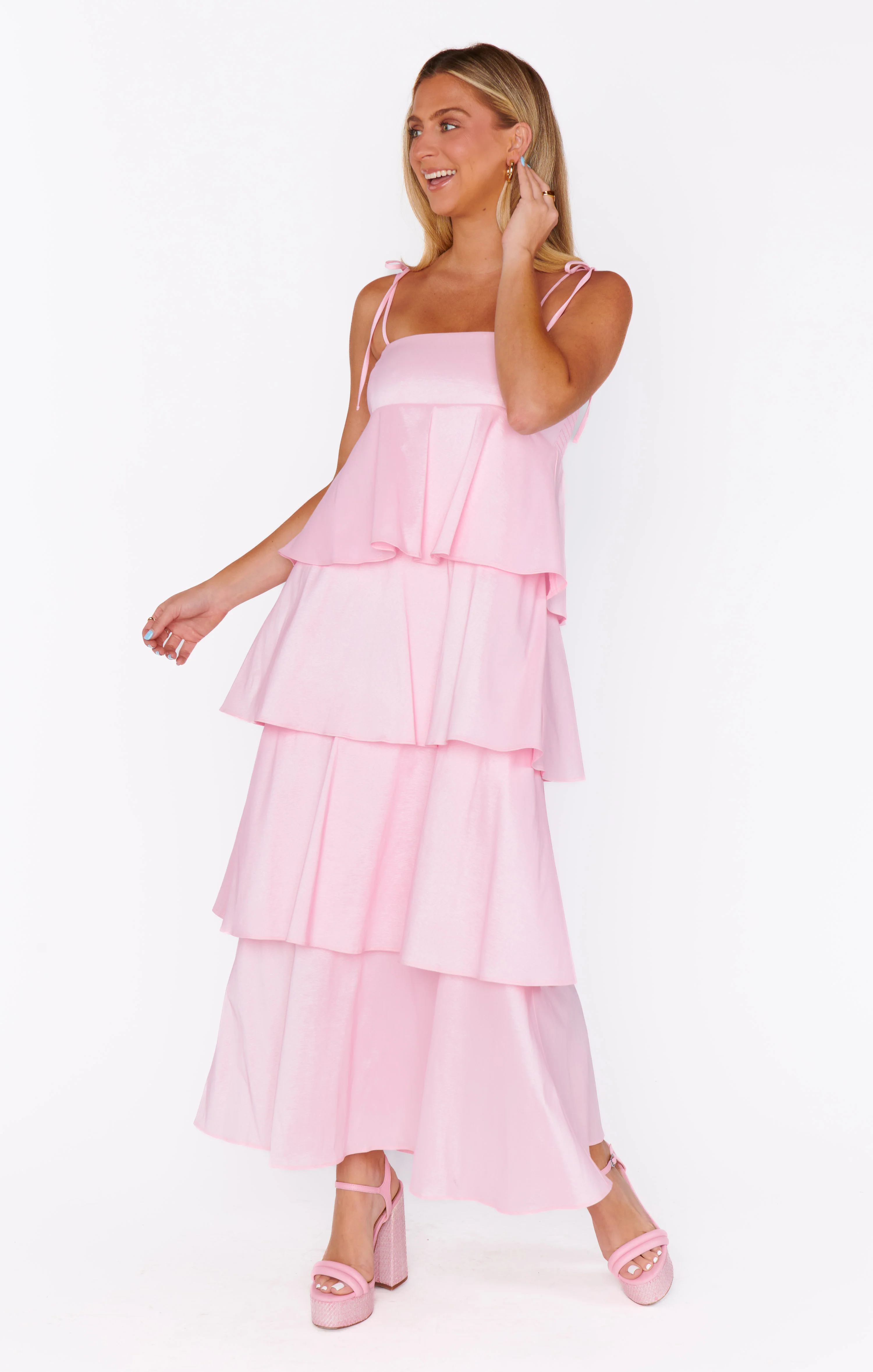 Cute Dress ~ Light Pink Taffeta