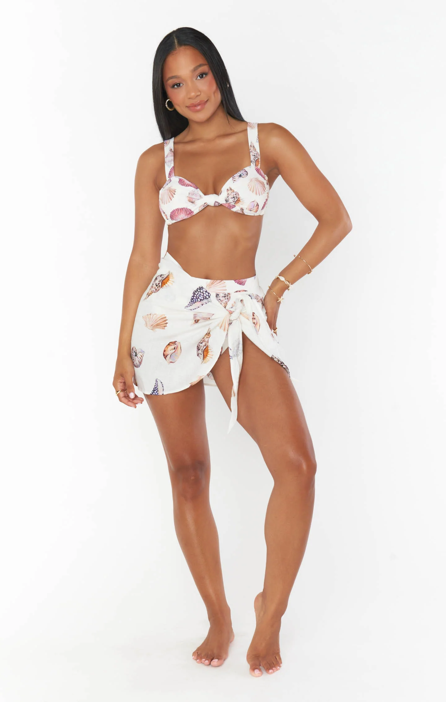 Lido Sarong ~ Shell Linen