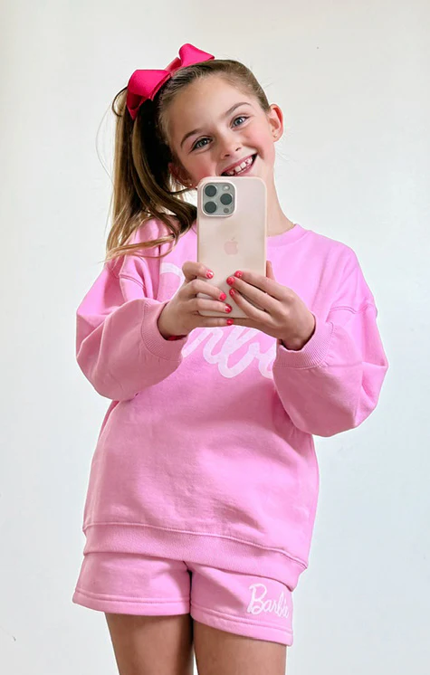 Playdate Sweat Shorts ~ Lil Barbie Graphic