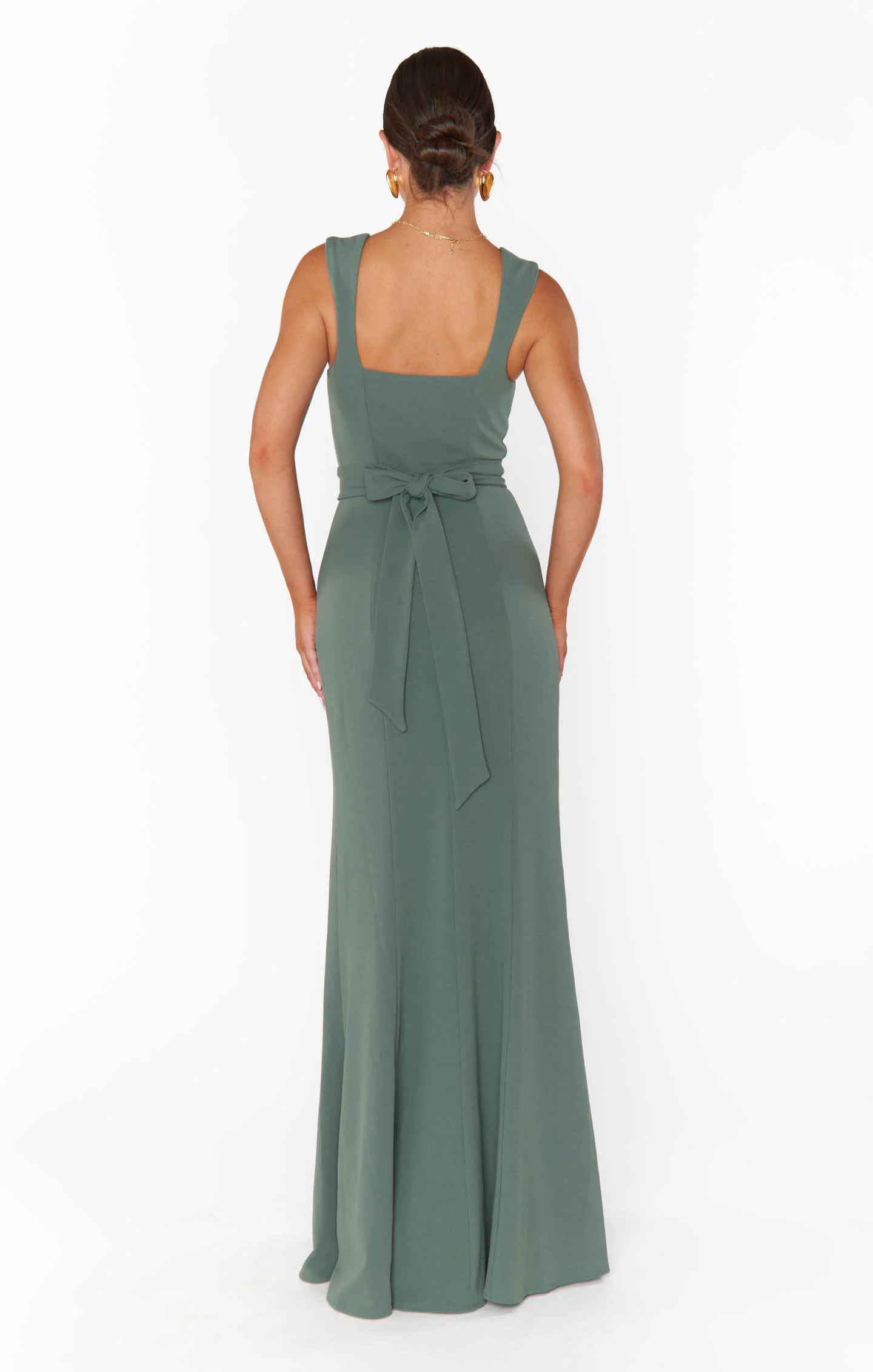Paris Gown ~ Deep Sage Stretch
