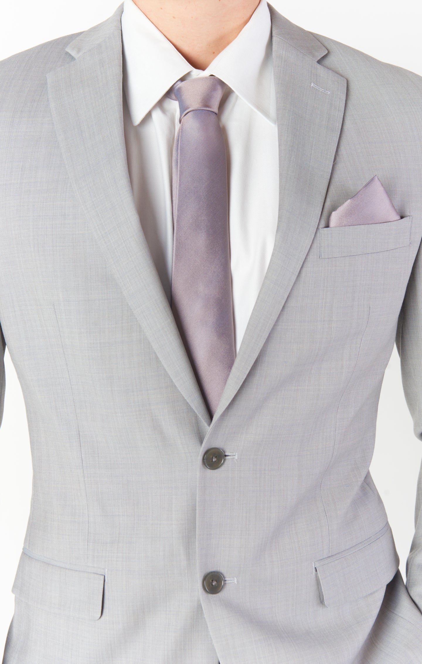 Nico Neck Tie ~ Dusty Purple Solid