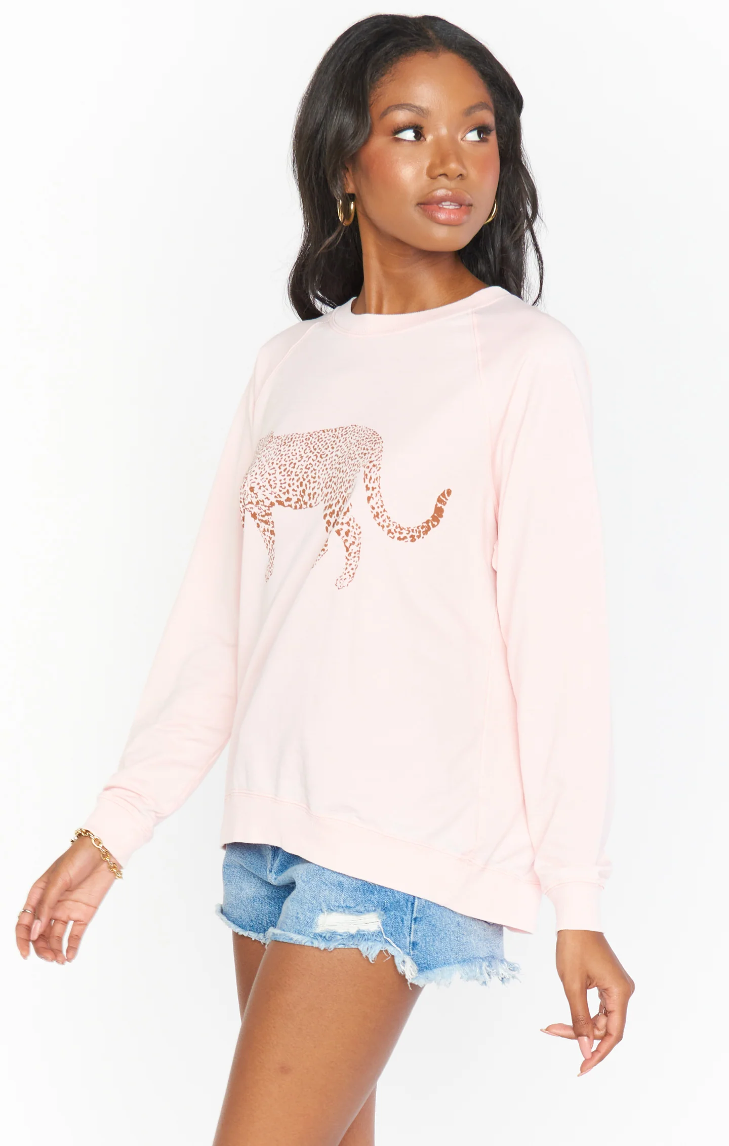 Stella Sweater ~ Forest Leopard Print
