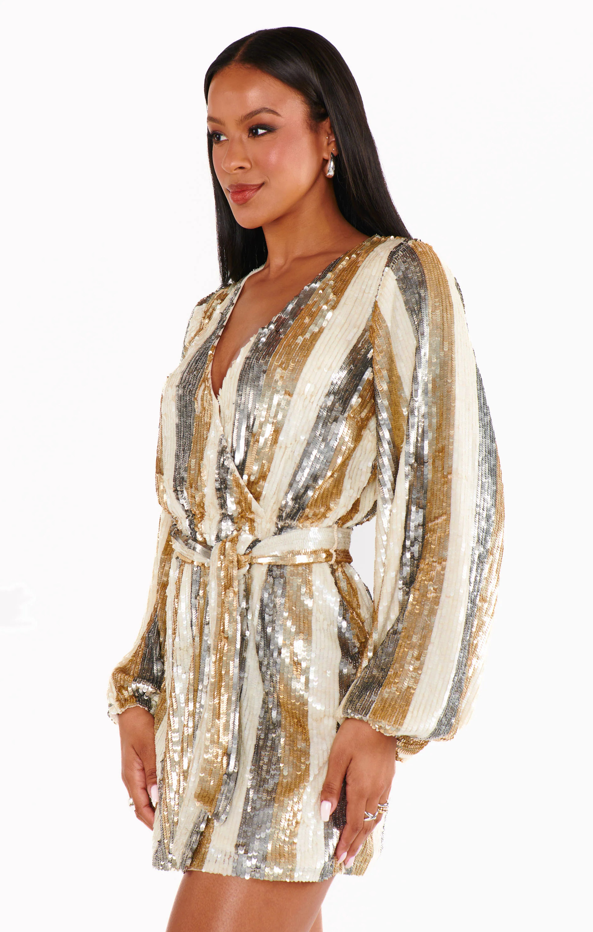 Wear Me Out Dress ~ Beaded Sequin