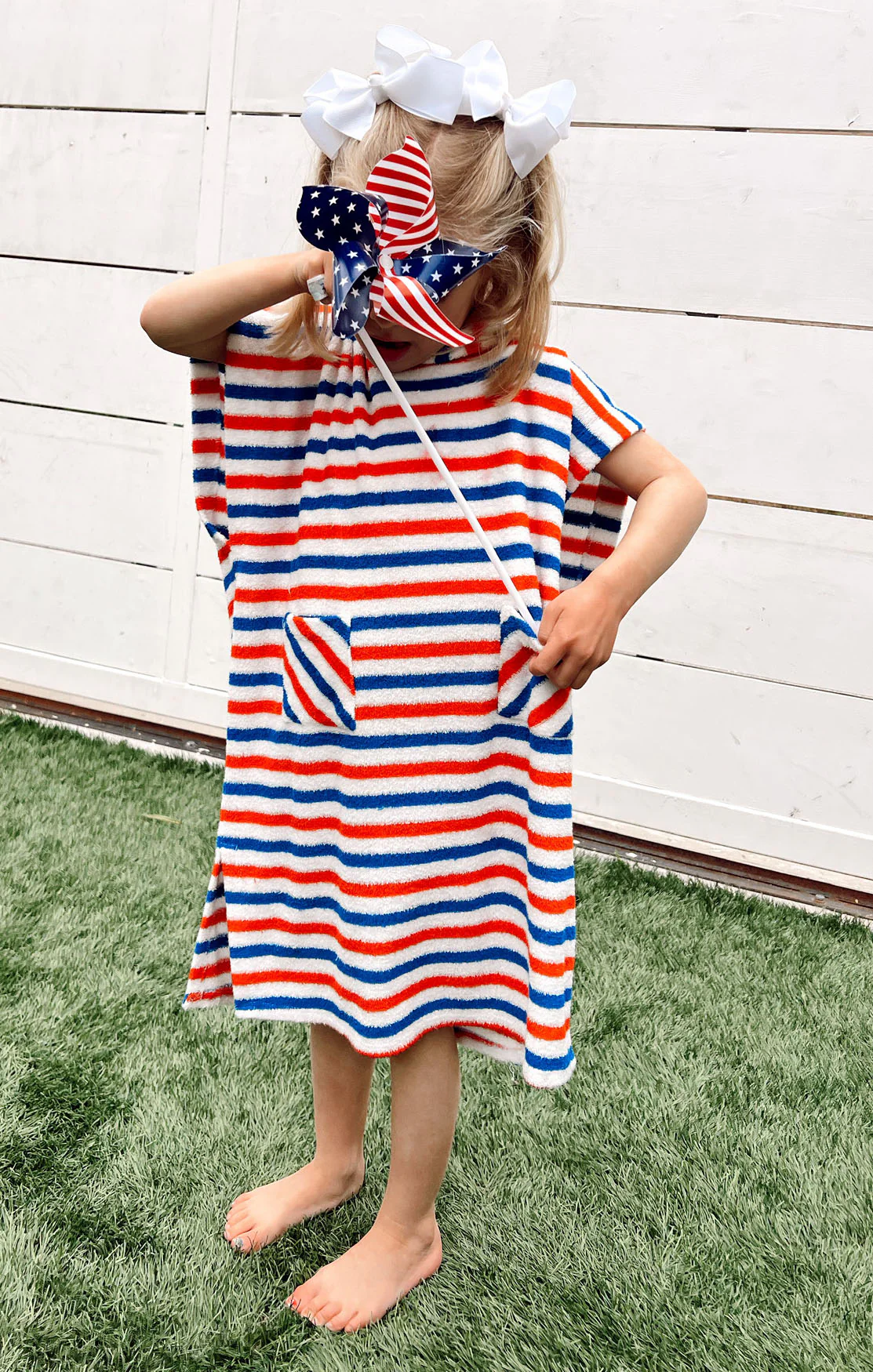 Terry Poncho ~ Americana Terry