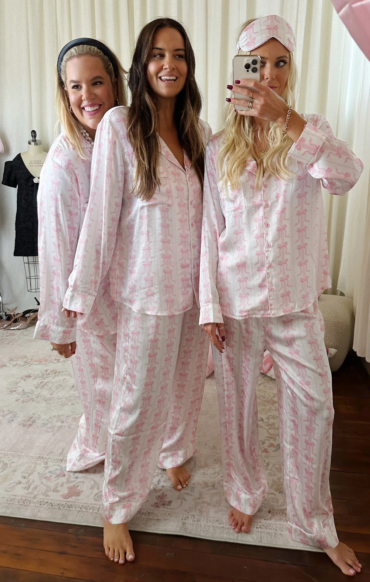 Samantha Bow Silky PJ Set