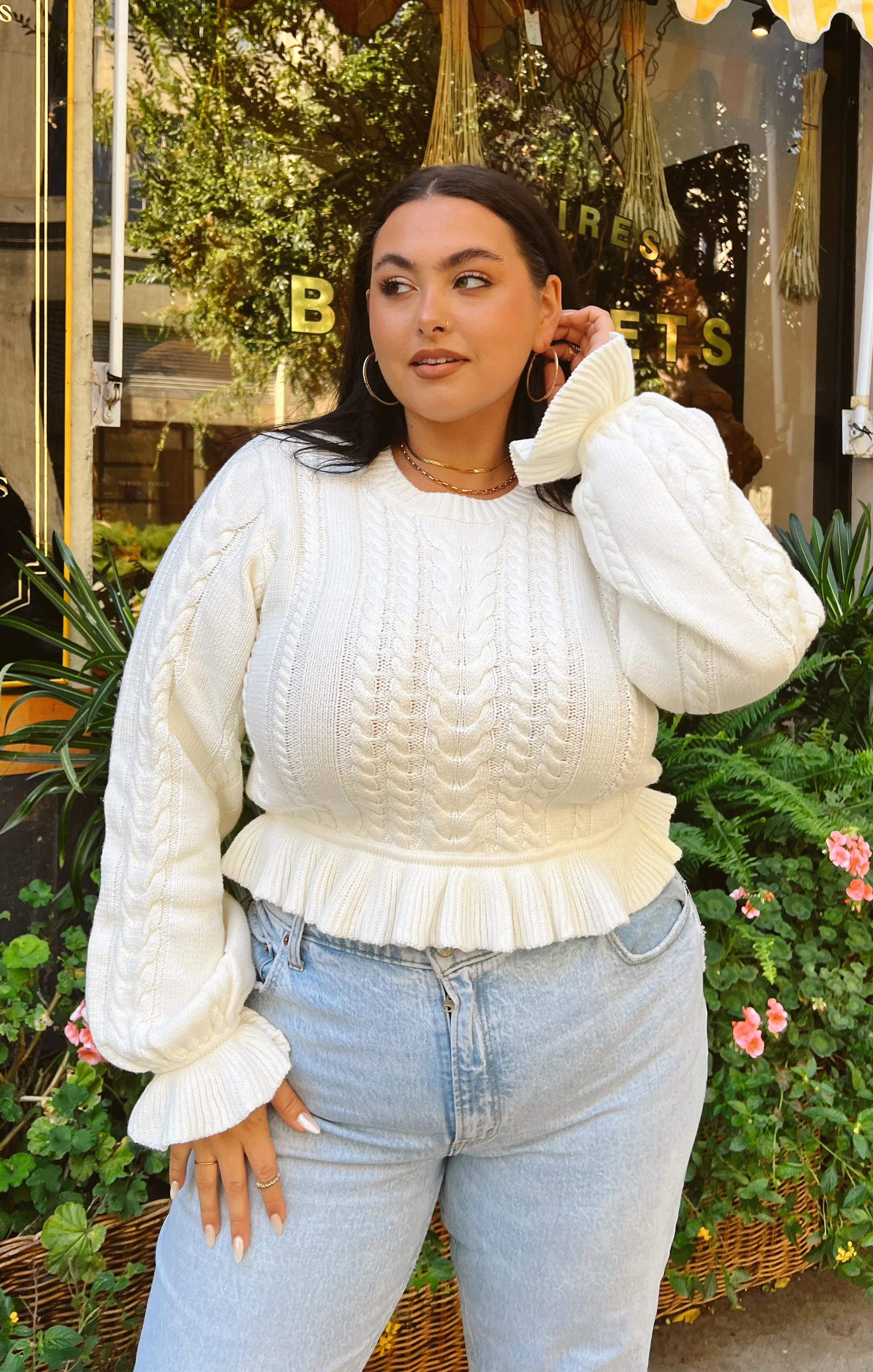 Ridley Ruffle Sweater