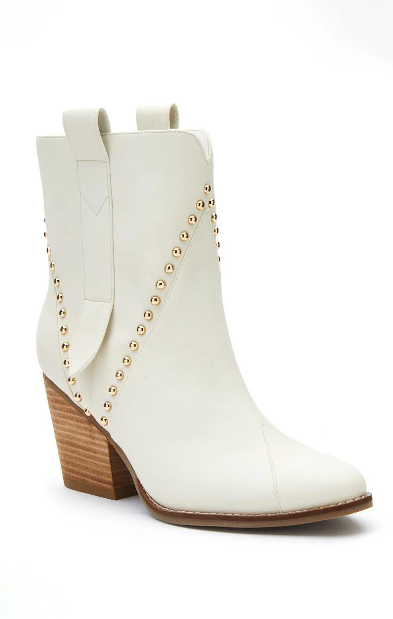 Matisse Ace Western Boot ~ Bone