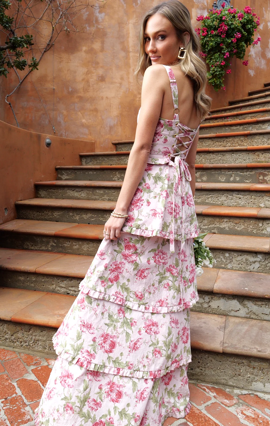 Lady Corset Dress ~ Garden Romantic