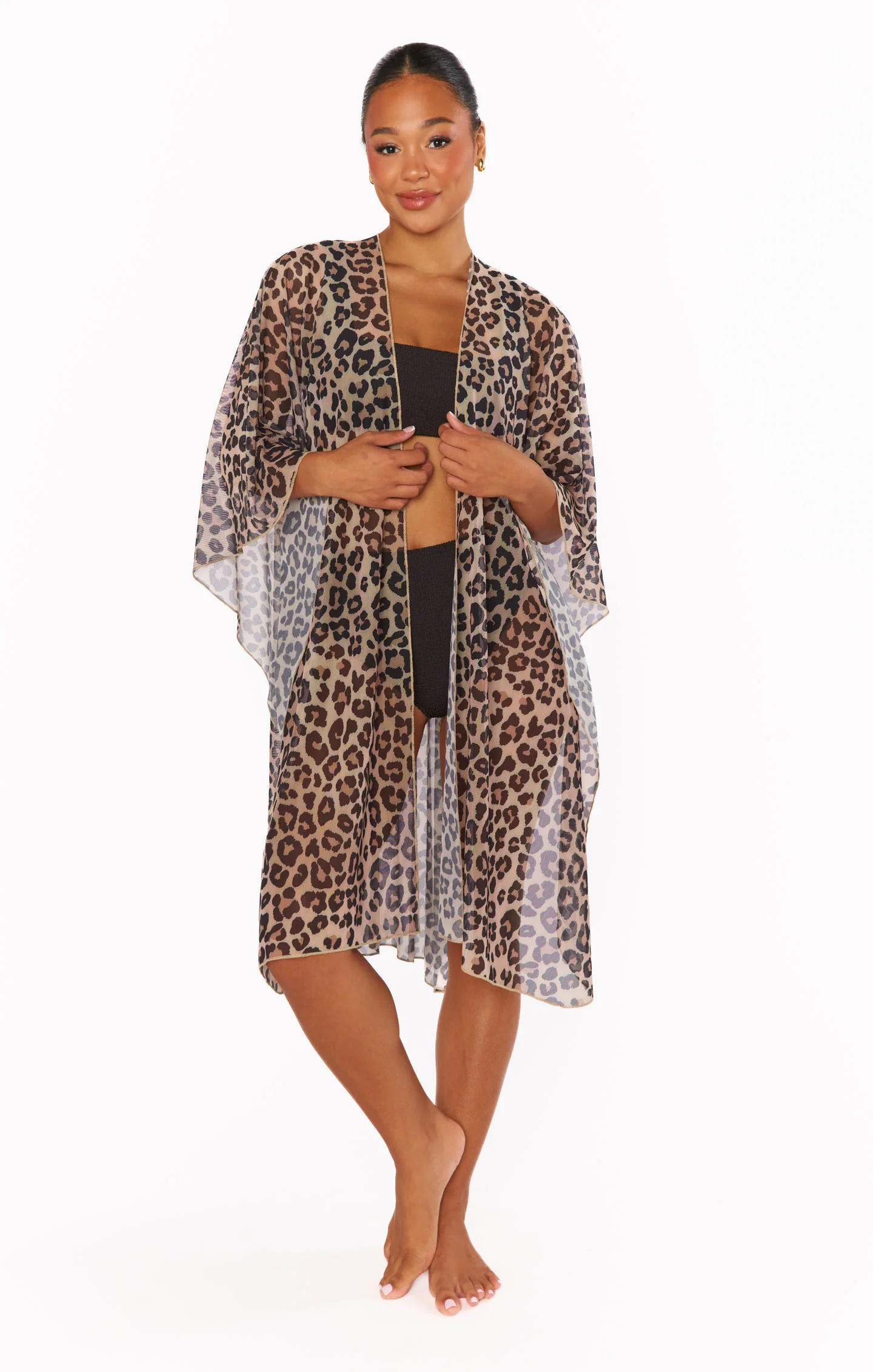 Universal Sarong ~ Cheetah Mesh