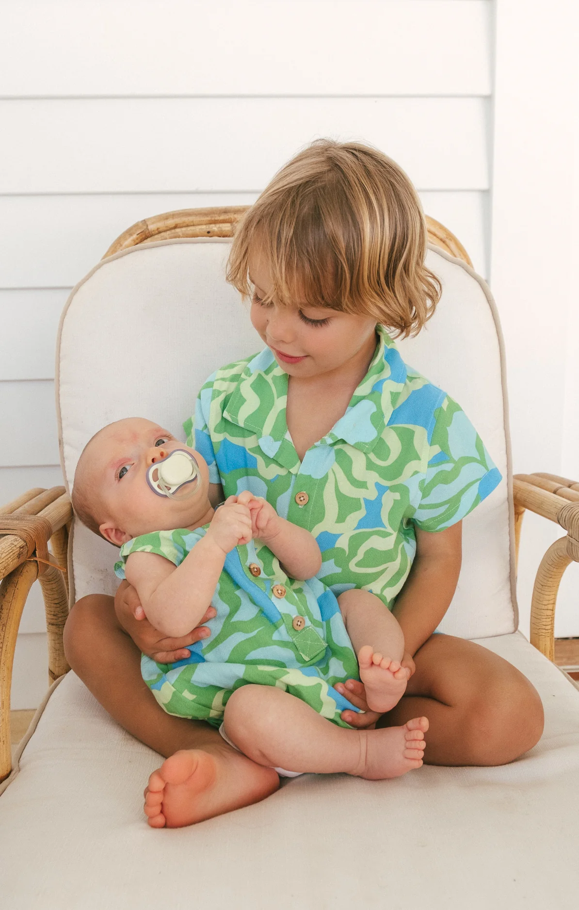 Rowan Onesie ~ Abstract Poppy