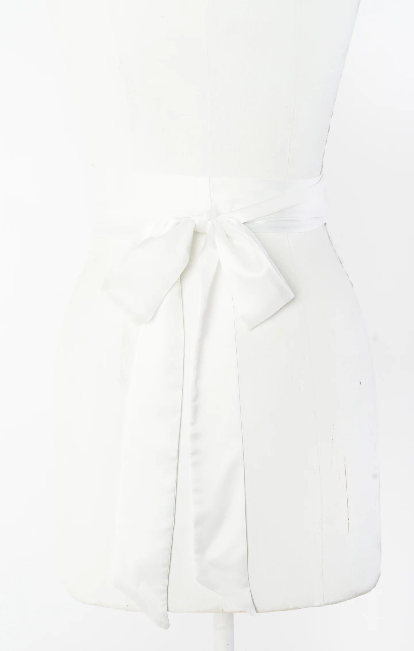 Bridesmaid Sash ~ Ivory Luxe Satin