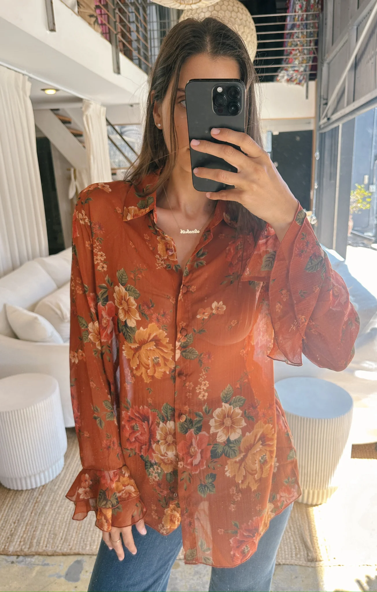 Carmela Top ~ Garden Harvest