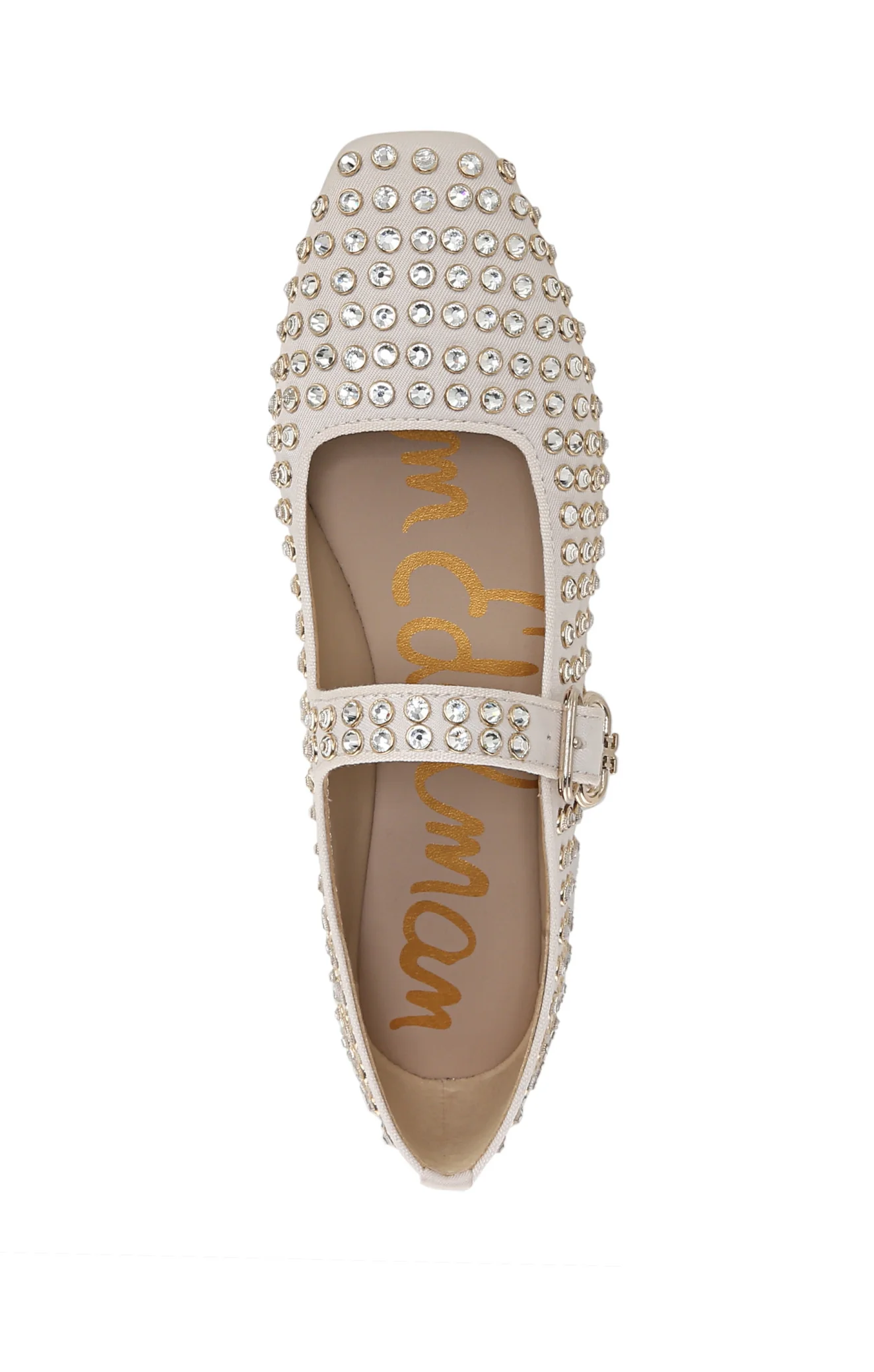 Sam Edelman Michaela Gem Ballet Flat ~ White