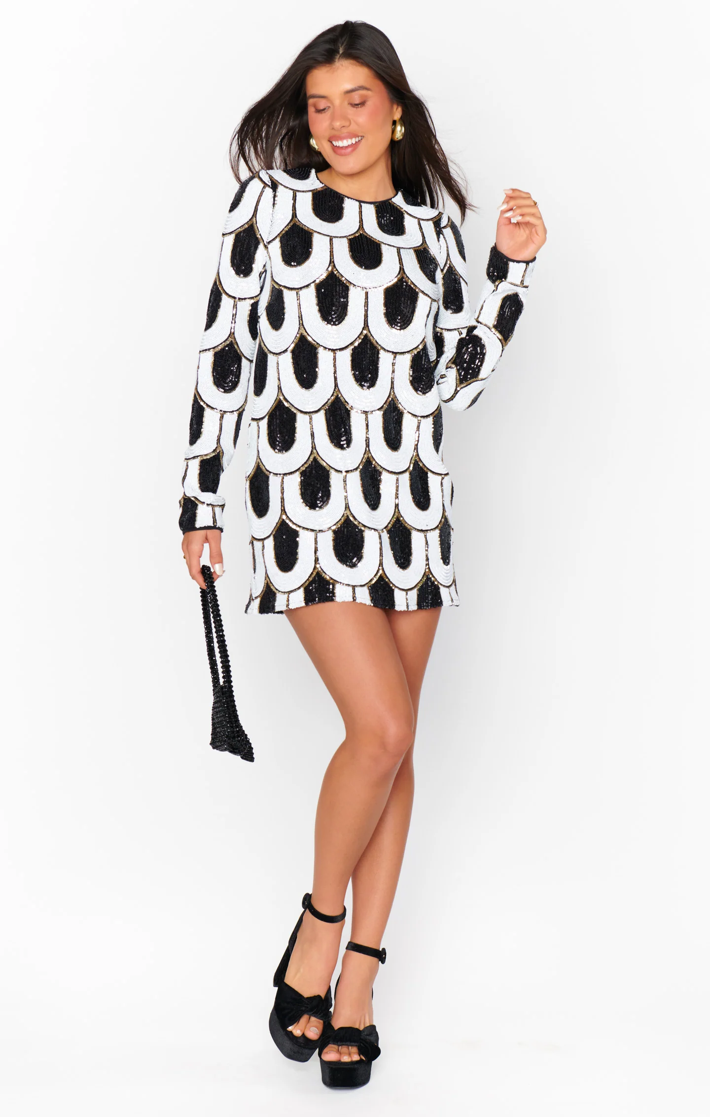 Elena Petite Dress ~ Classic Sequins