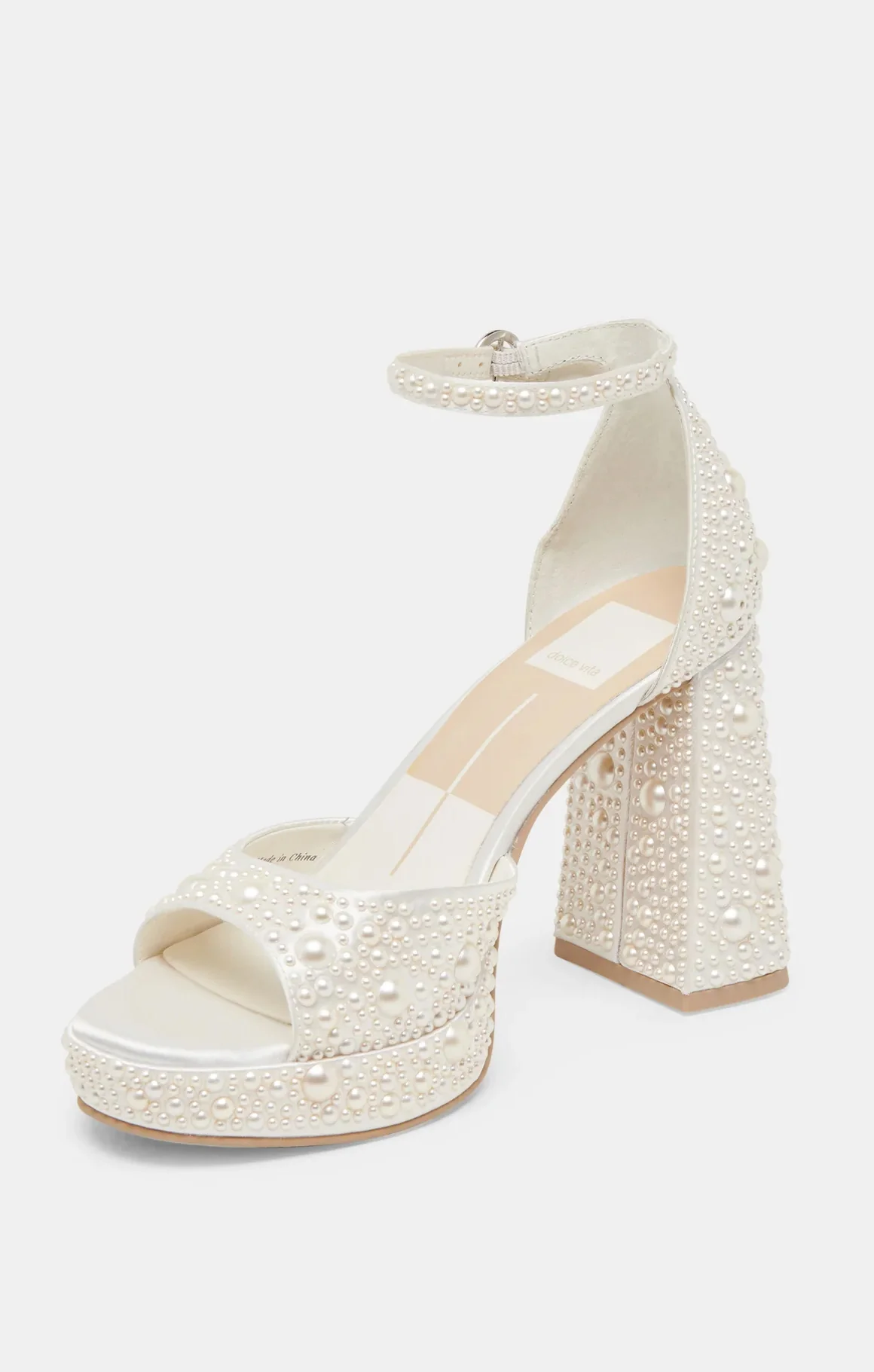 Dolce Vita Pandro Pearl Heel ~ True White