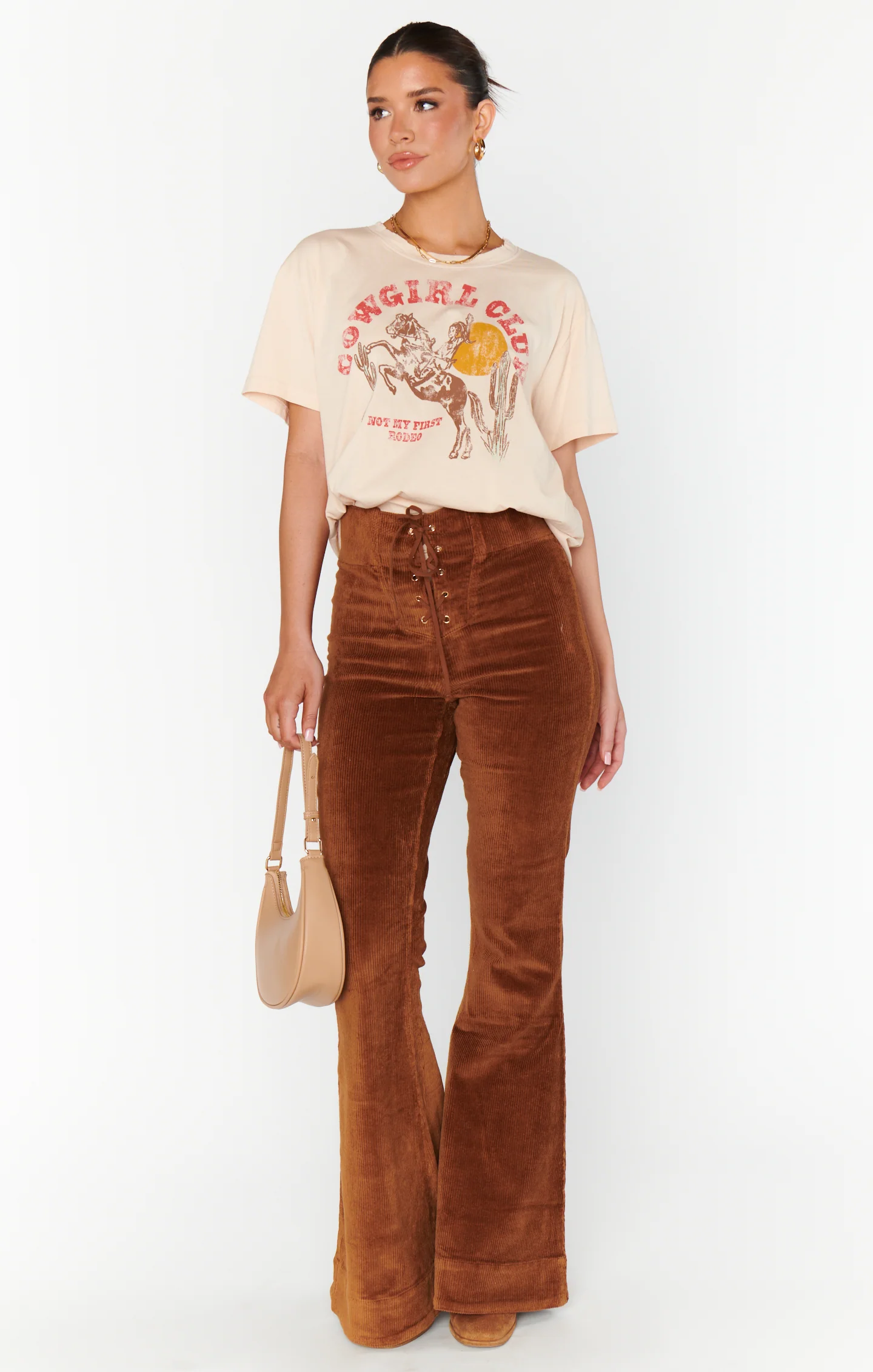 Cam Cam Bells ~ Saddle Brown Corduroy
