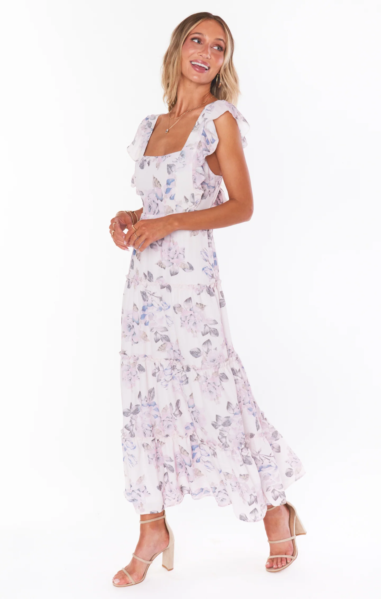Lovely Midi Dress ~ Everlasting Rose