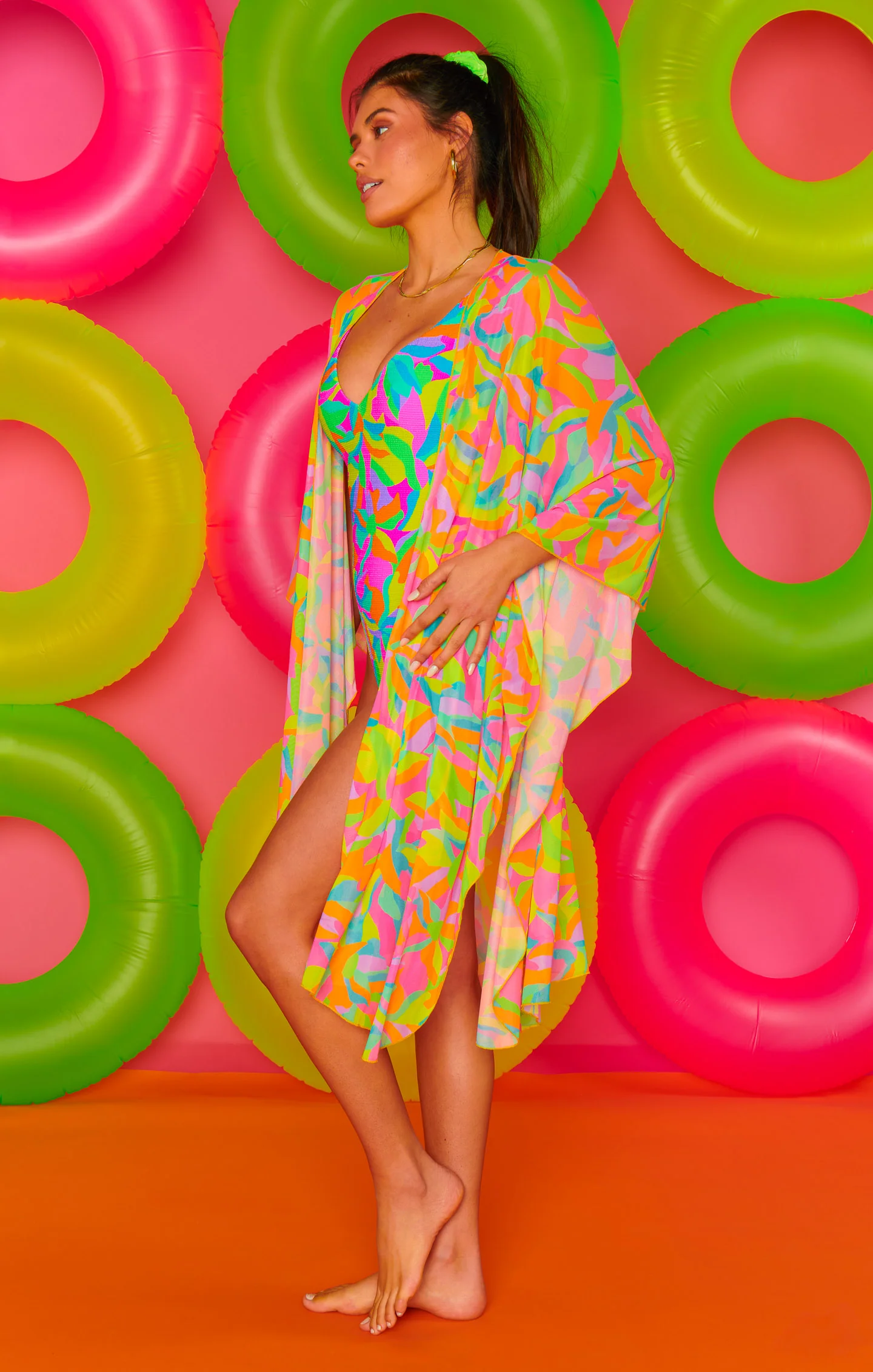 Universal Sarong ~ Neon Tropics