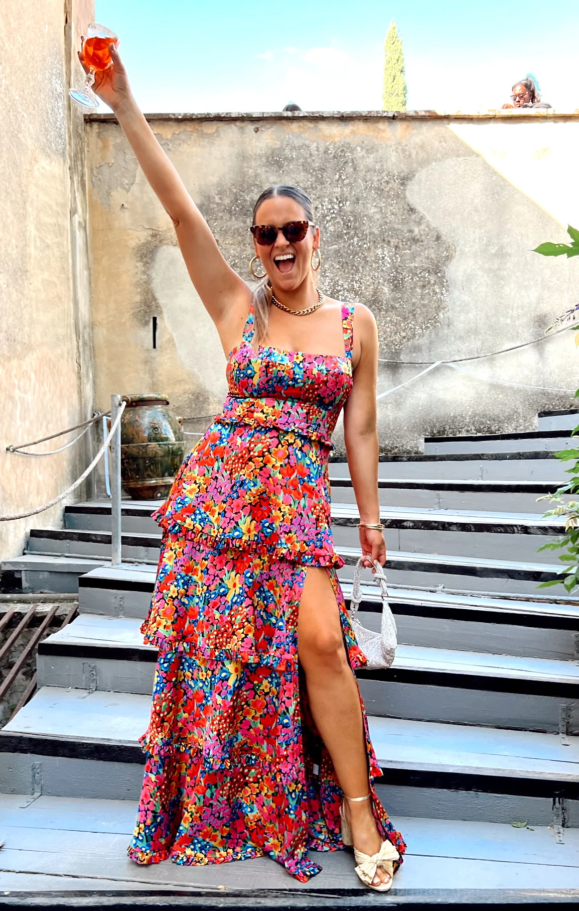 Lady Corset Dress ~ Garden Glow Luxe