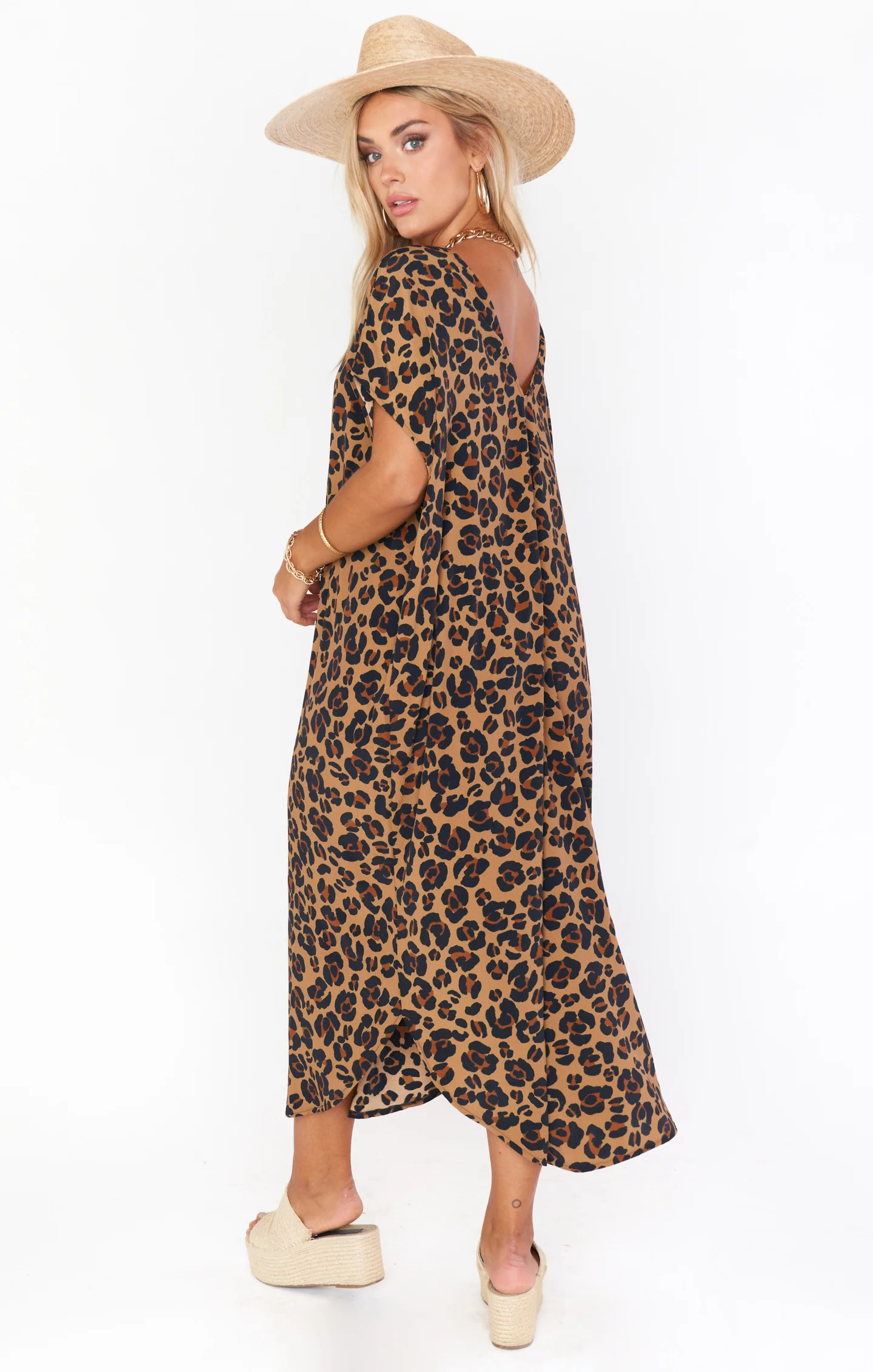 Worldly Caftan ~ Caramel Cheetah