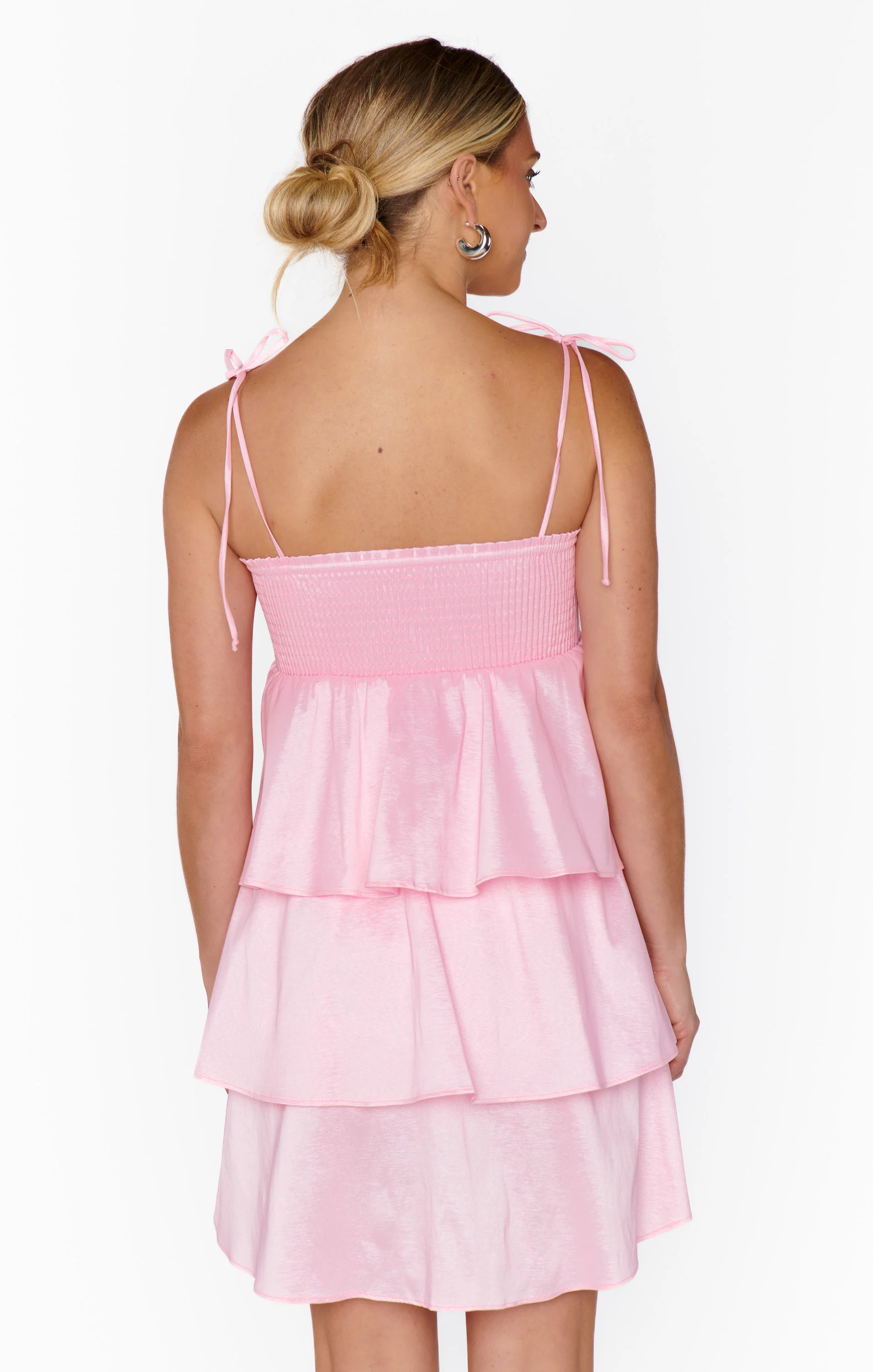 Flirty Short Dress ~ Soft Pink Fabric
